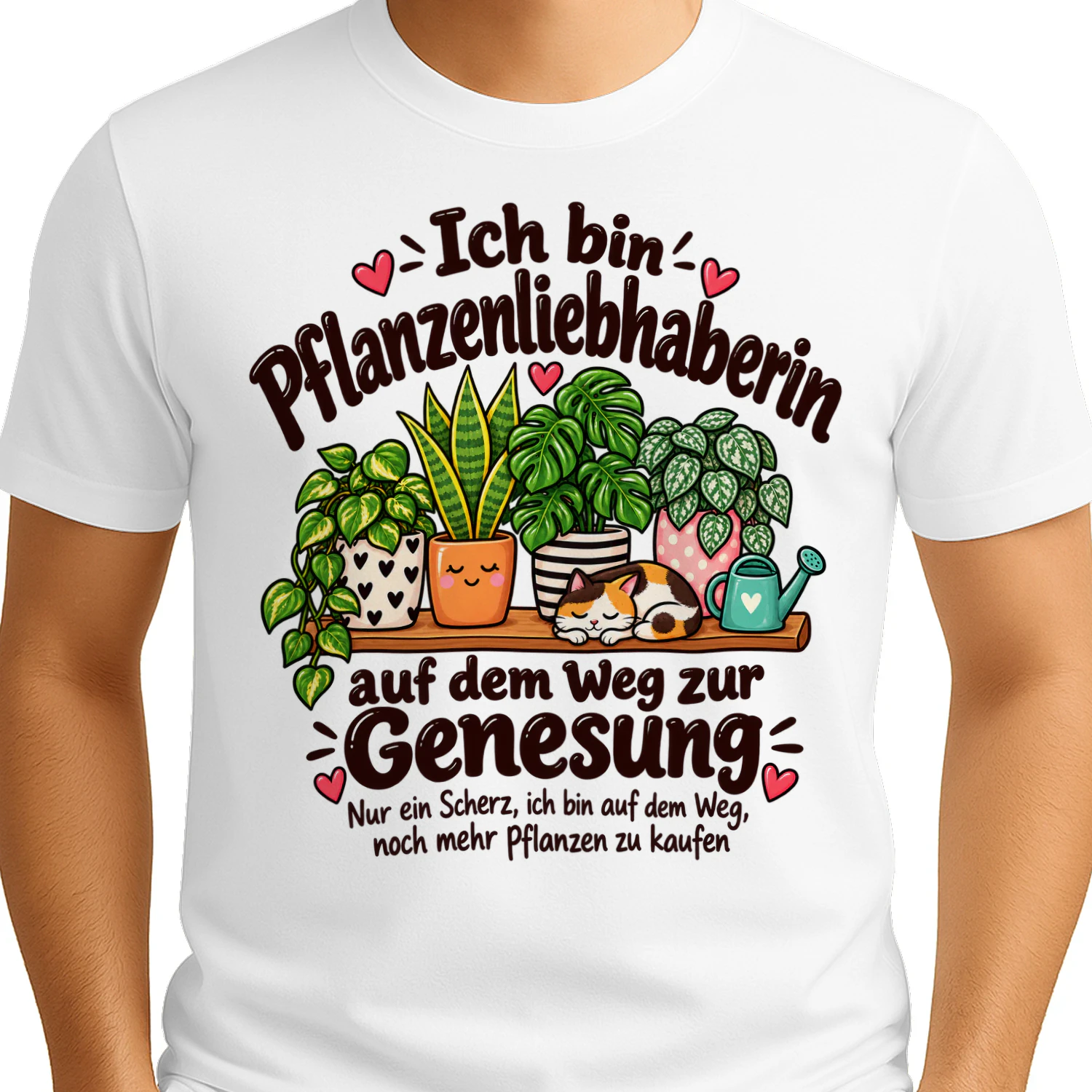 Pflanzenliebhaberin auf dem Weg zur Genesung – Lustiges Pflanzen Geschenk