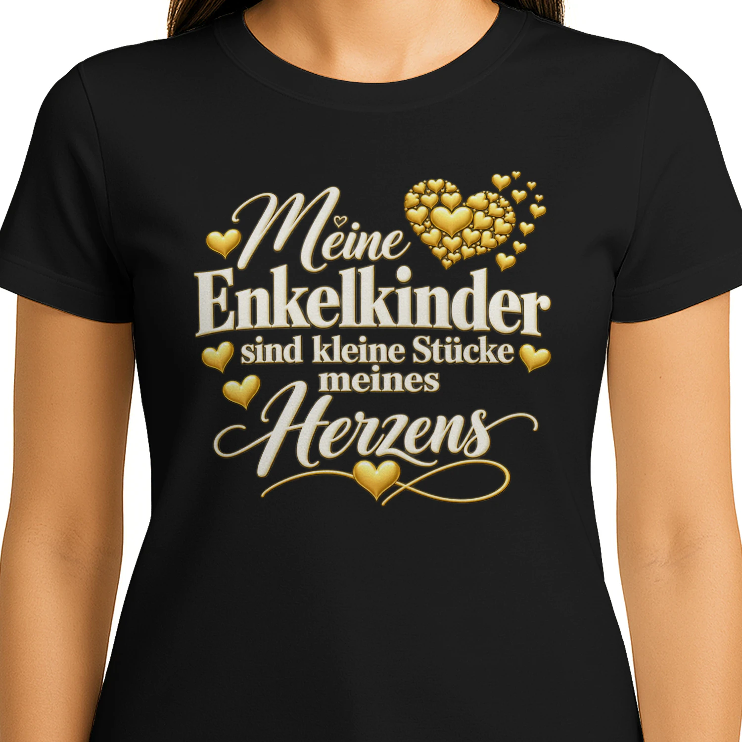 T-Shirt – Meine Enkelkinder sind kleine Stücke meines Herzens