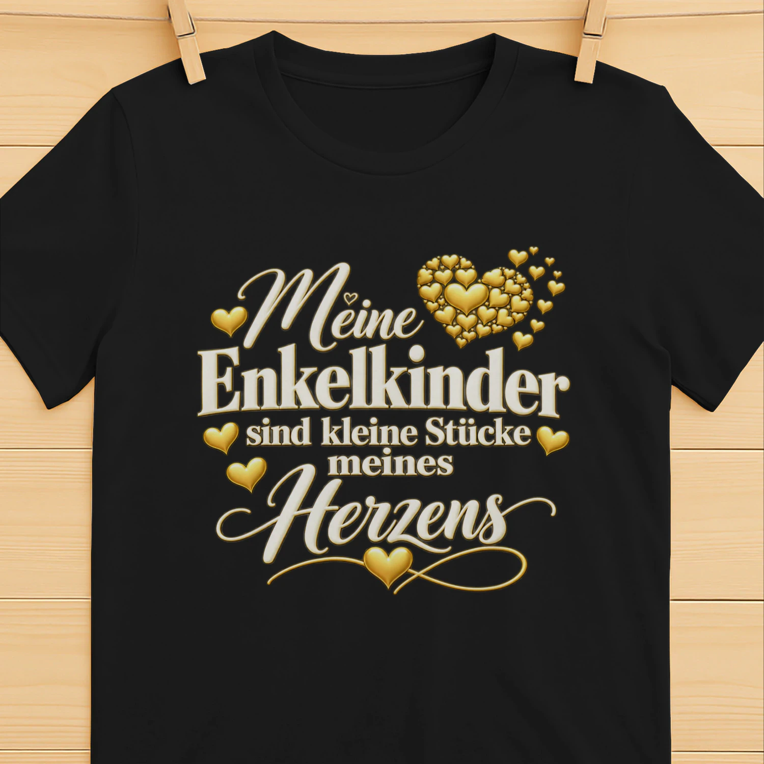 T-Shirt – Meine Enkelkinder sind kleine Stücke meines Herzens