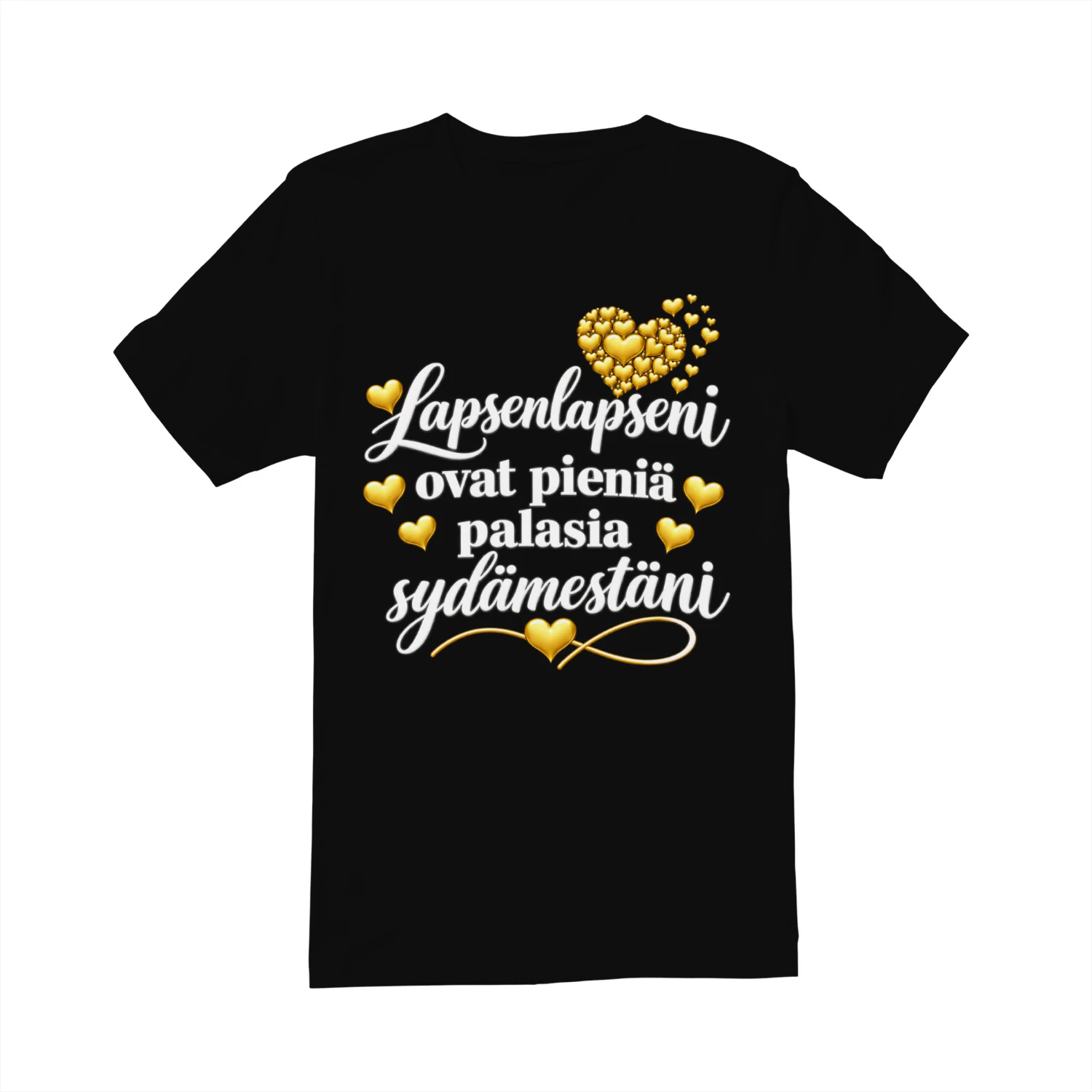 T-paita – Lapsenlapseni ovat pieniä palasia sydämestäni