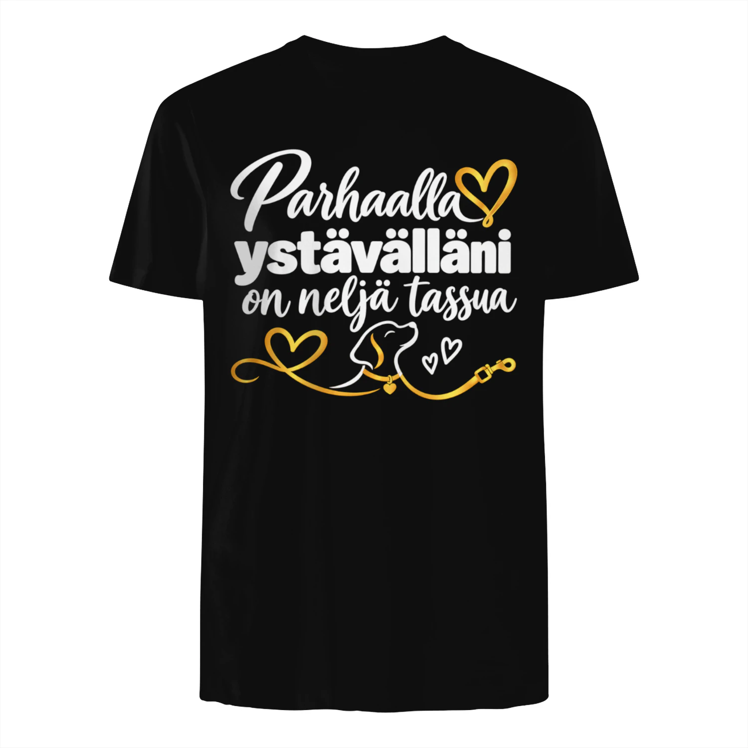 T-paita koiranystävälle – Parhaalla ystävälläni on neljä tassua 🐾❤️