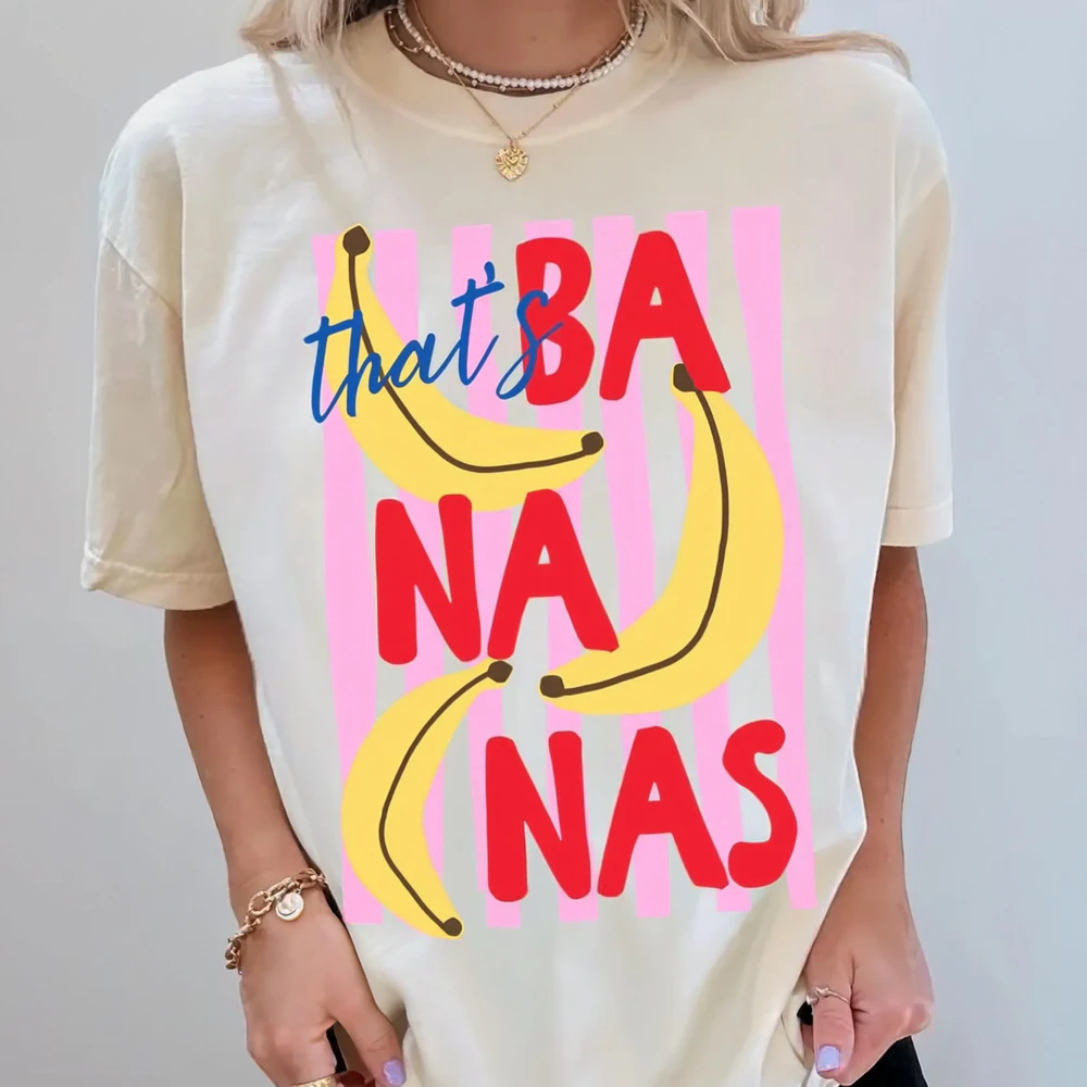 That’s Bananas Shirt, Summer Fruit Tshirt, Food Pun Shirt, Retro Graphic Tee, Banana Graphic Tee, Trendy Summer Shirt, Comfort Colors