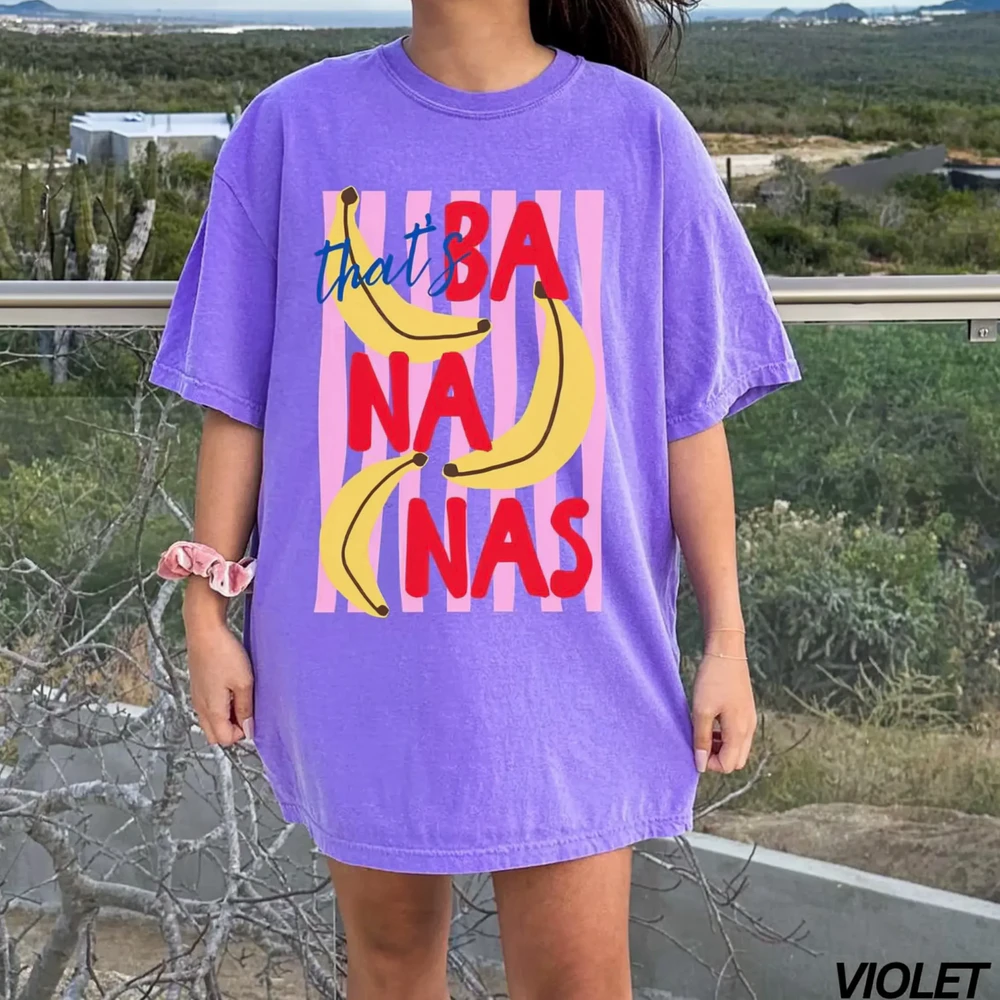 That’s Bananas Shirt, Summer Fruit Tshirt, Food Pun Shirt, Retro Graphic Tee, Banana Graphic Tee, Trendy Summer Shirt, Comfort Colors