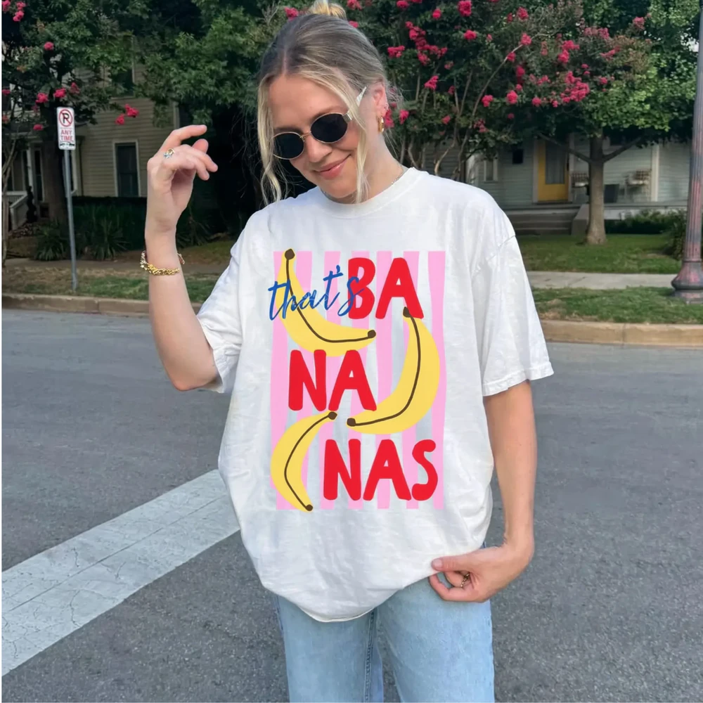 That’s Bananas Shirt, Summer Fruit Tshirt, Food Pun Shirt, Retro Graphic Tee, Banana Graphic Tee, Trendy Summer Shirt, Comfort Colors