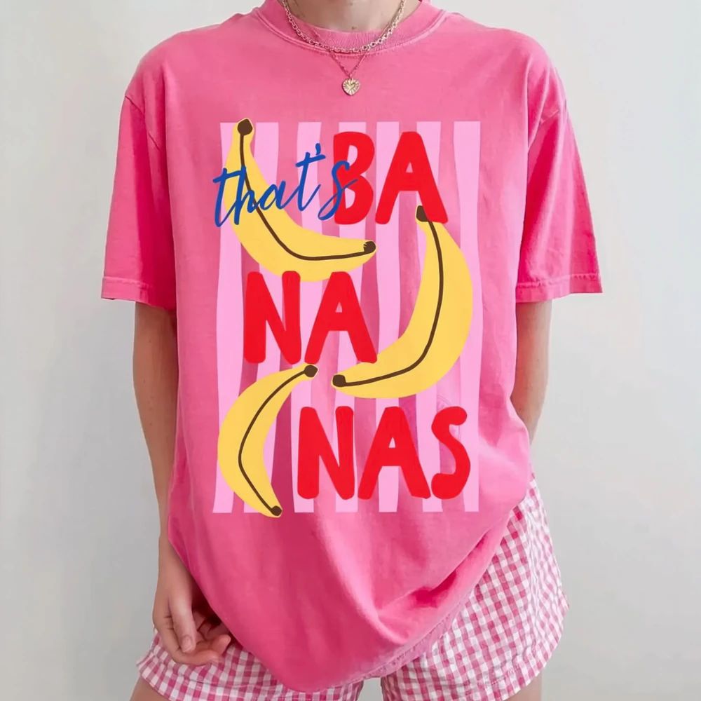 That’s Bananas Shirt, Summer Fruit Tshirt, Food Pun Shirt, Retro Graphic Tee, Banana Graphic Tee, Trendy Summer Shirt, Comfort Colors