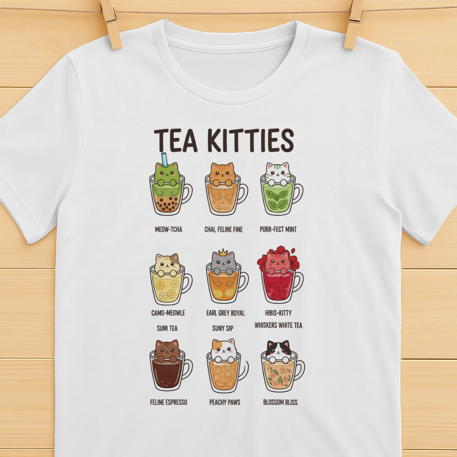 Cute Coffee Cats Kawaii Pun Funny Cat Lover Barista