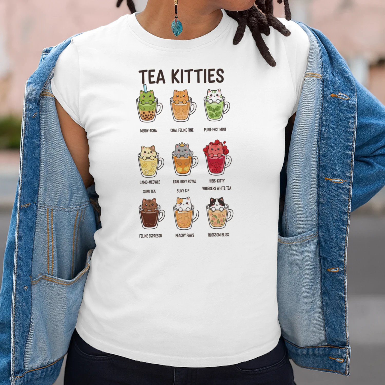 Cute Coffee Cats Kawaii Pun Funny Cat Lover Barista