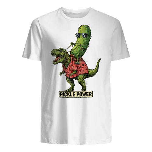 Pickle Riding a Dinosaur T-Rex 