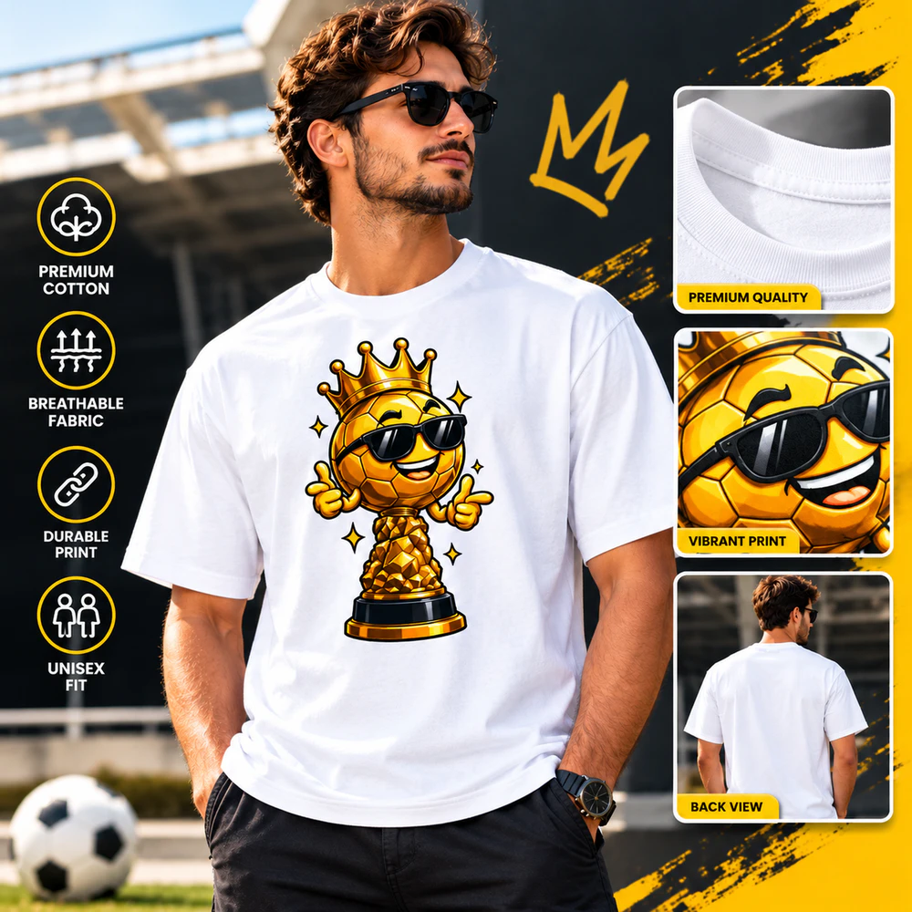 Ballon d'Or  – Golden Soccer Trophy Football Fan Gift