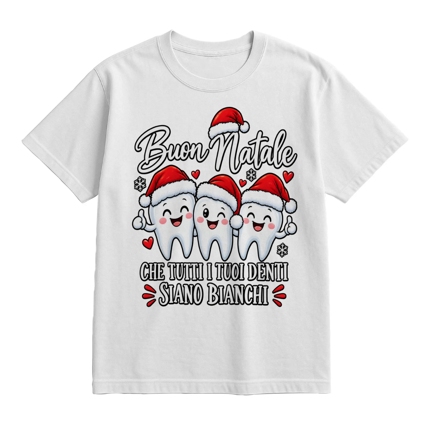 Funny Christmas Dentist T-Shirt – Santa Teeth Dental Holiday Shirt