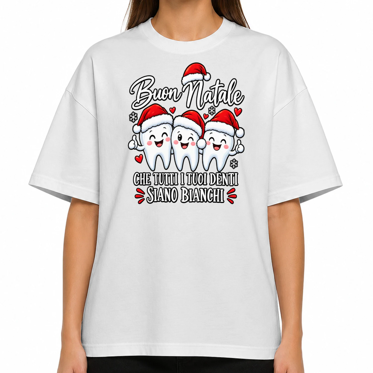 Funny Christmas Dentist T-Shirt – Santa Teeth Dental Holiday Shirt