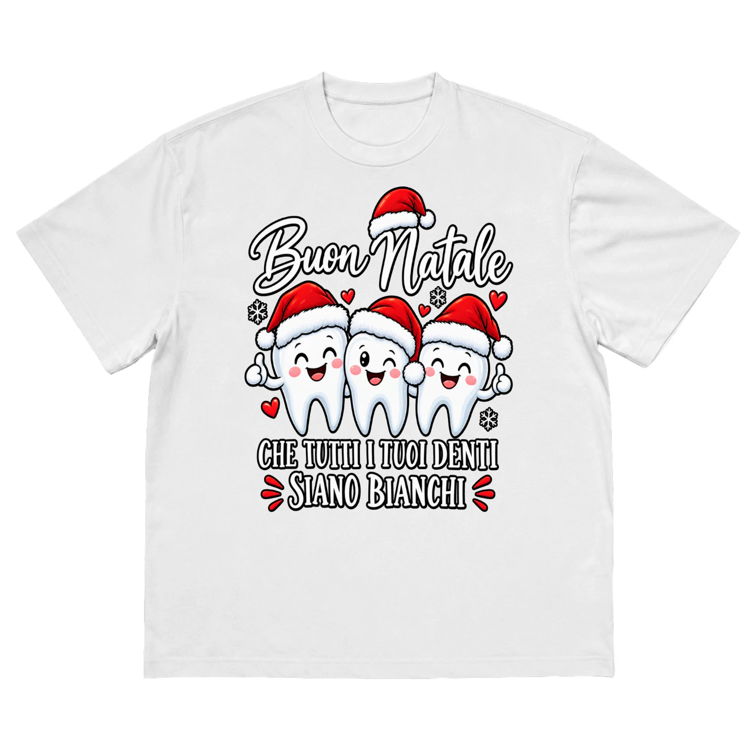 Funny Christmas Dentist T-Shirt – Santa Teeth Dental Holiday Shirt