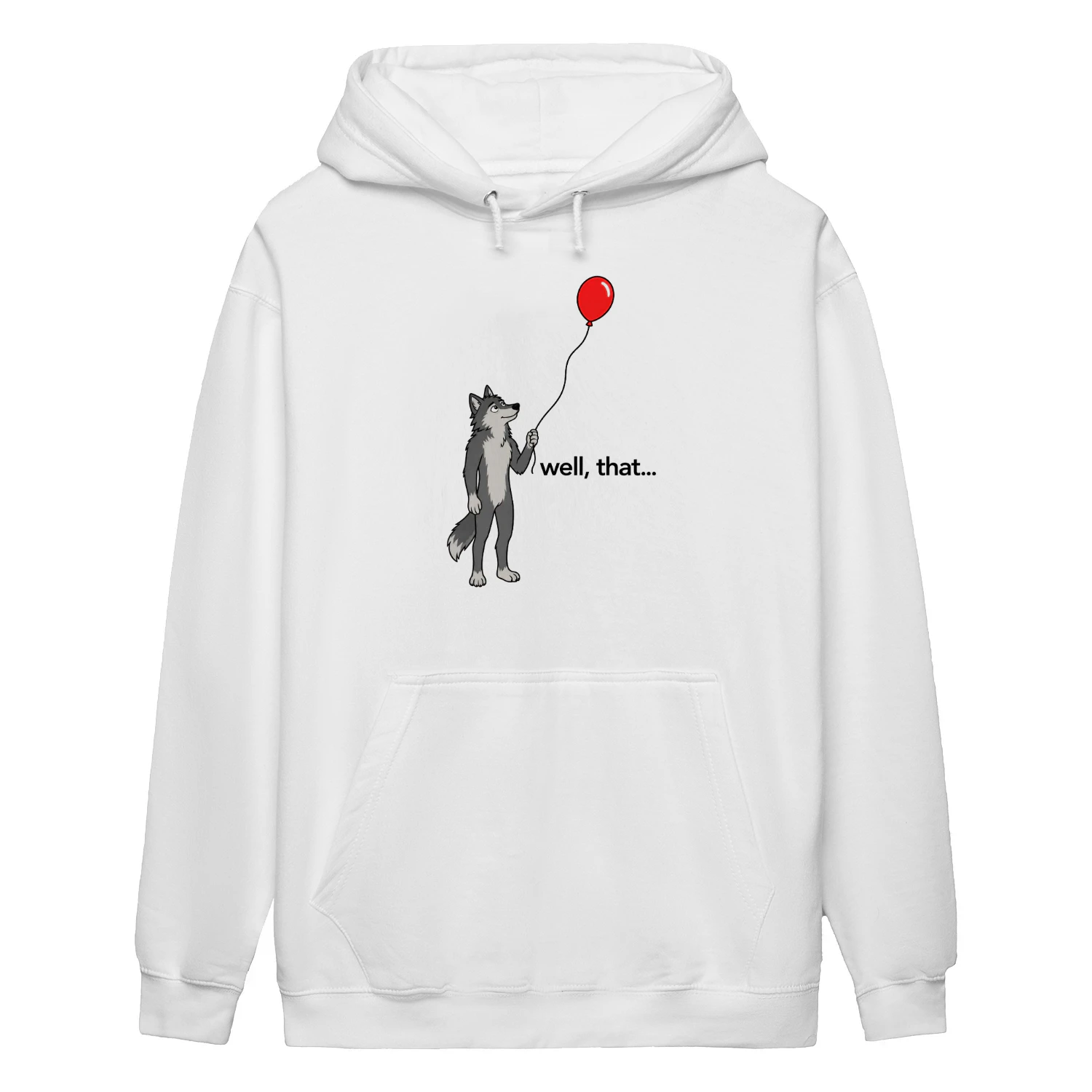 Funny Wolf Graphic Hoodie | Animal Lover Gift