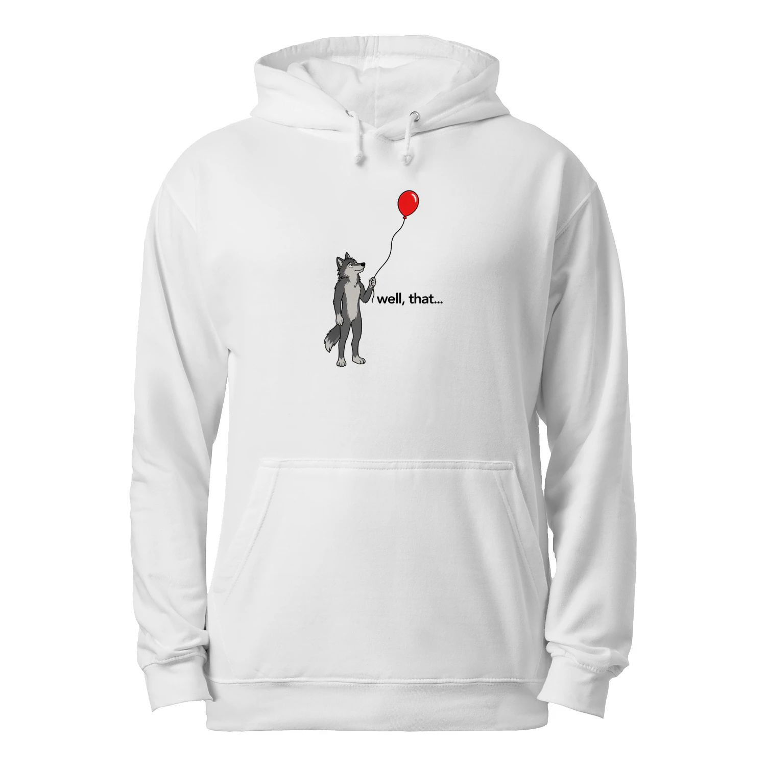 Funny Wolf Graphic Hoodie | Animal Lover Gift