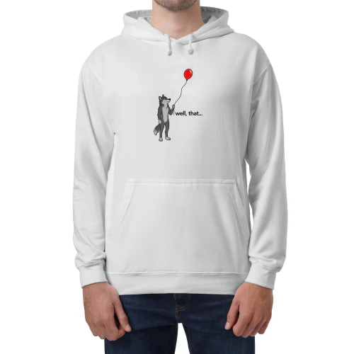 Funny Wolf Graphic Hoodie 