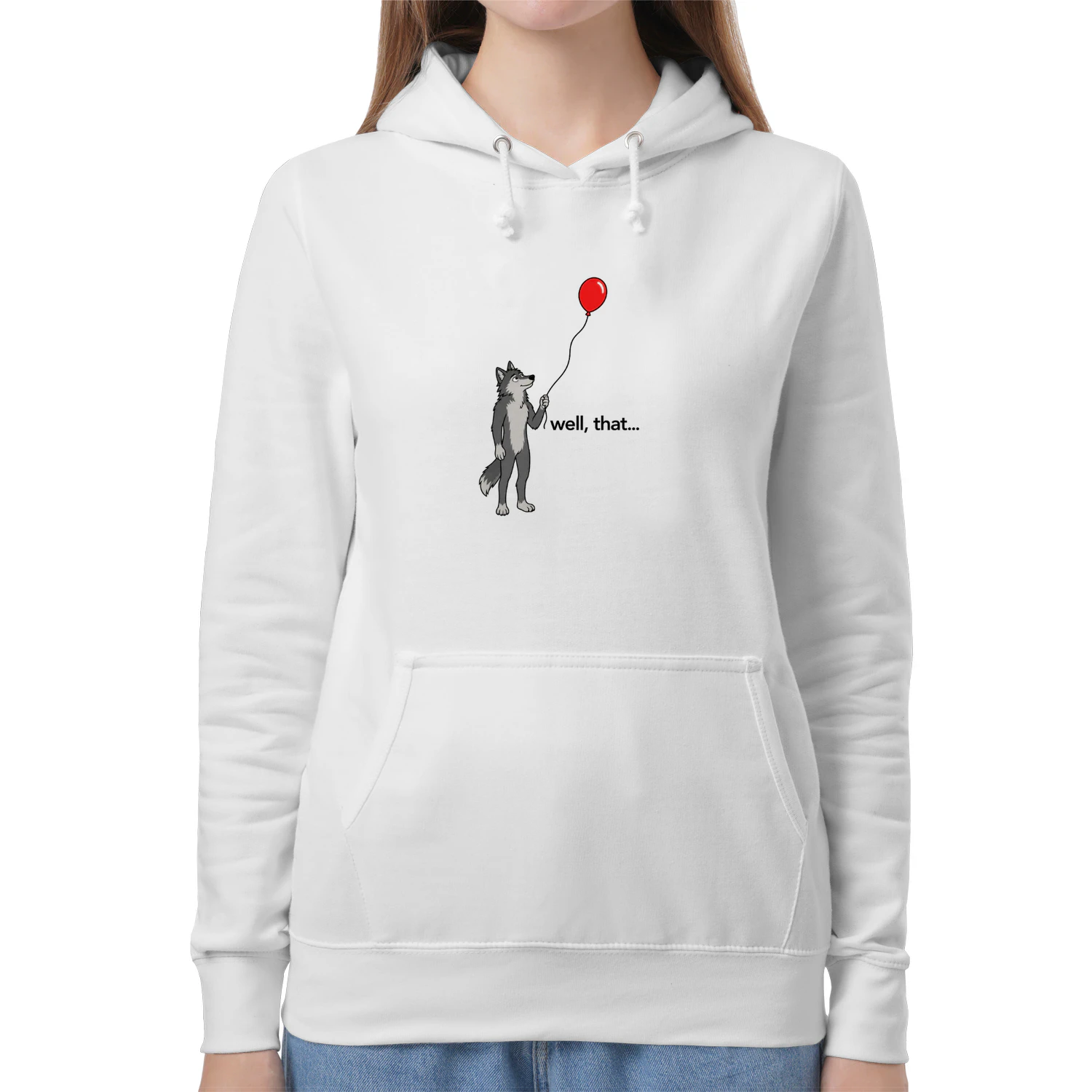 Funny Wolf Graphic Hoodie | Animal Lover Gift