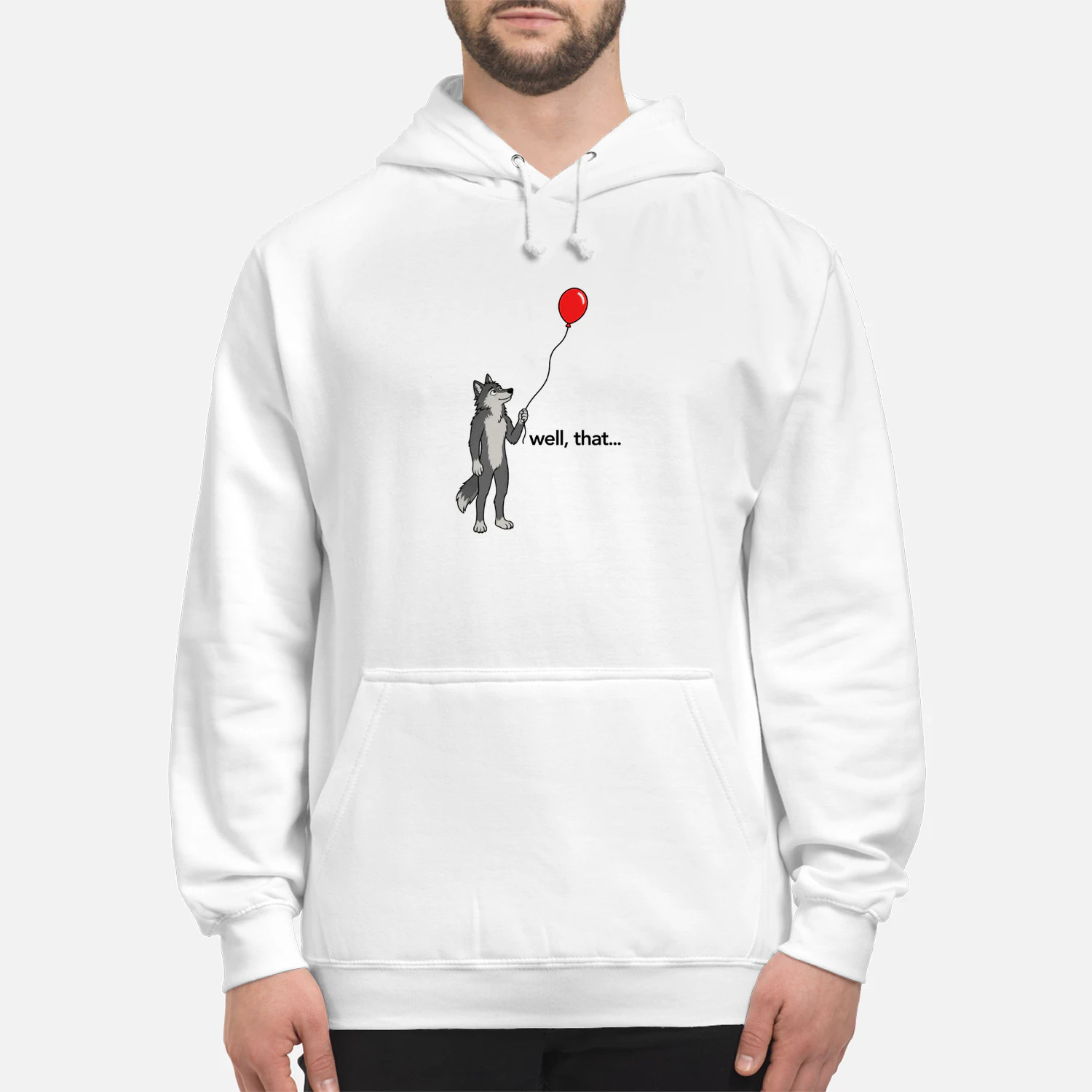 Funny Wolf Graphic Hoodie | Animal Lover Gift