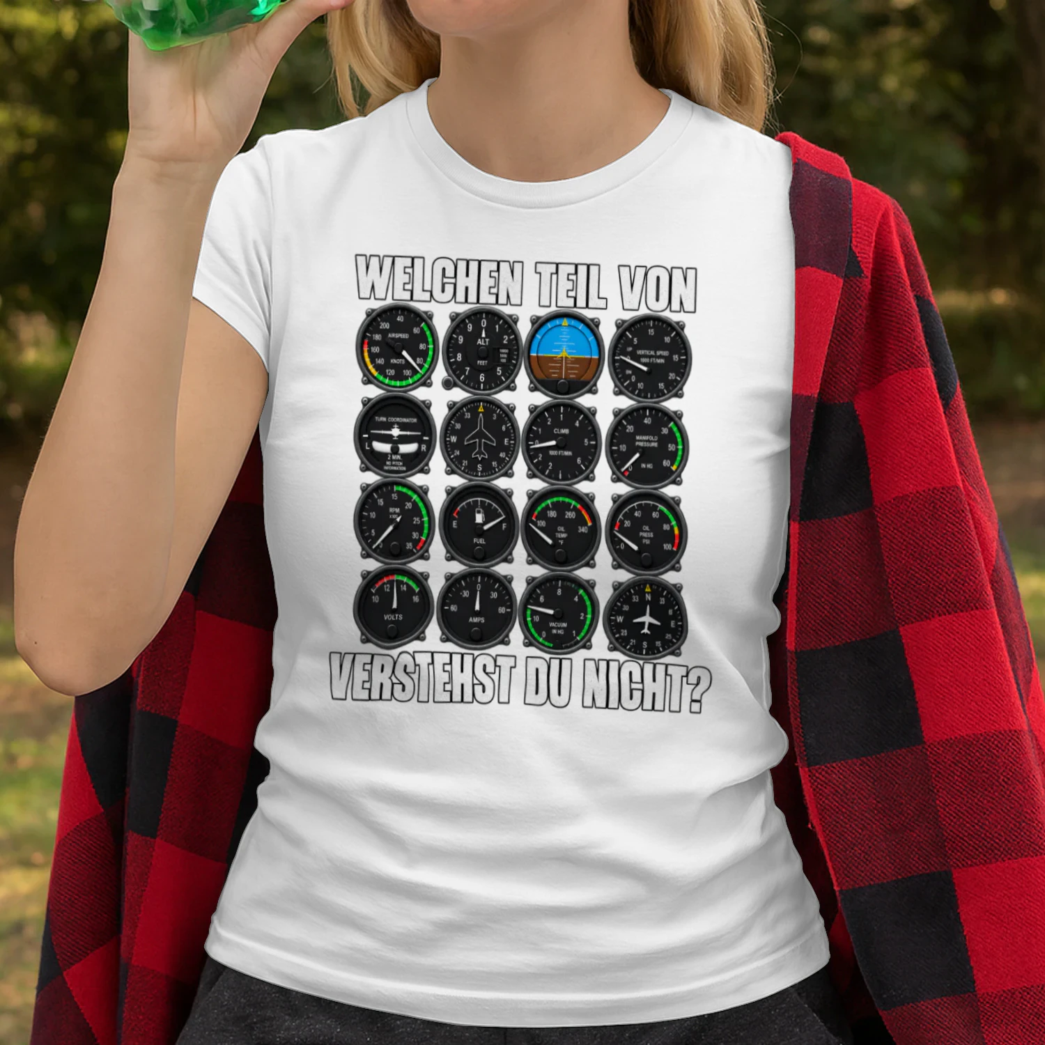 What Part of Aviation Don't You Understand? | Pilot Cockpit Instruments T-Shirt