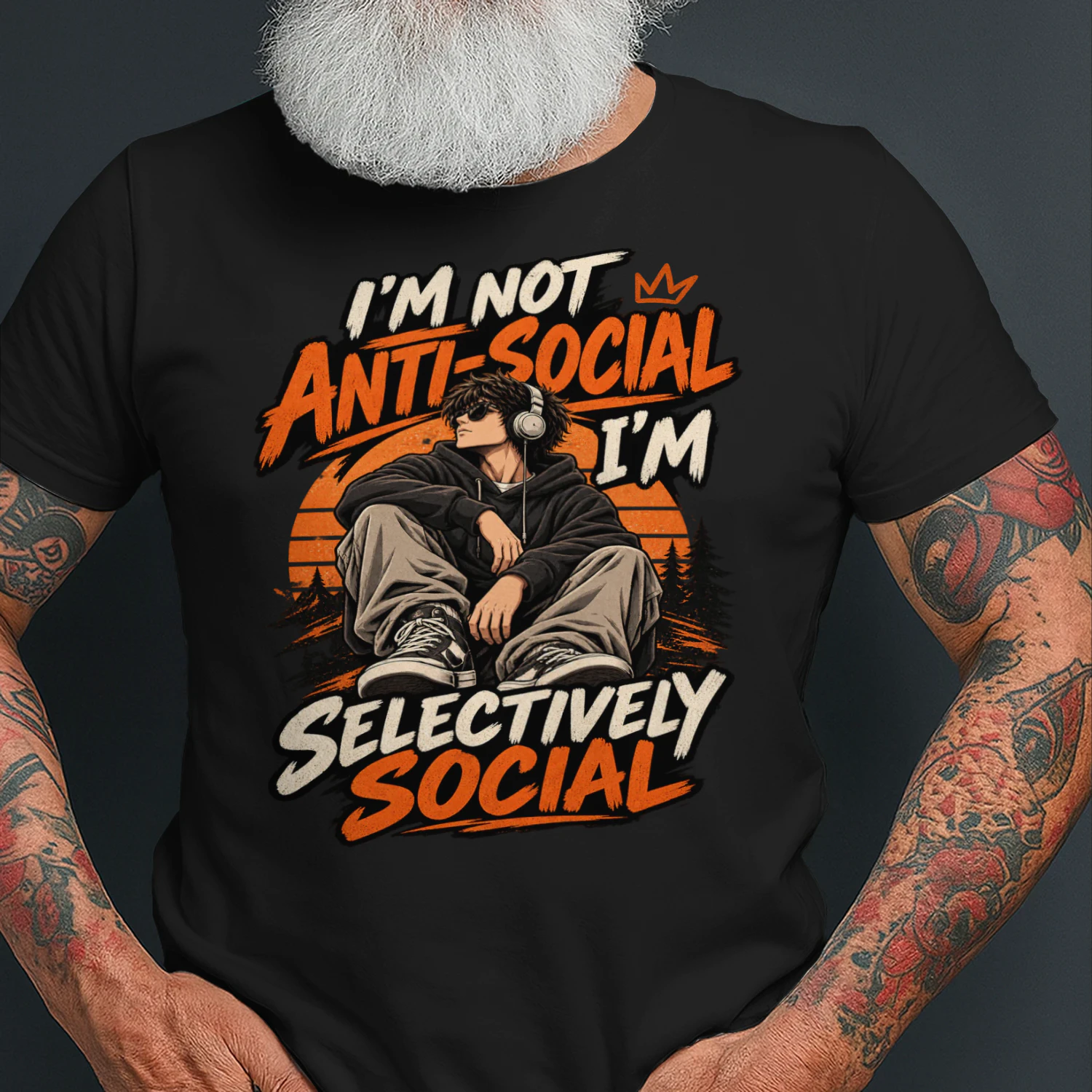 Funny Introvert T-Shirt – Selectively Social