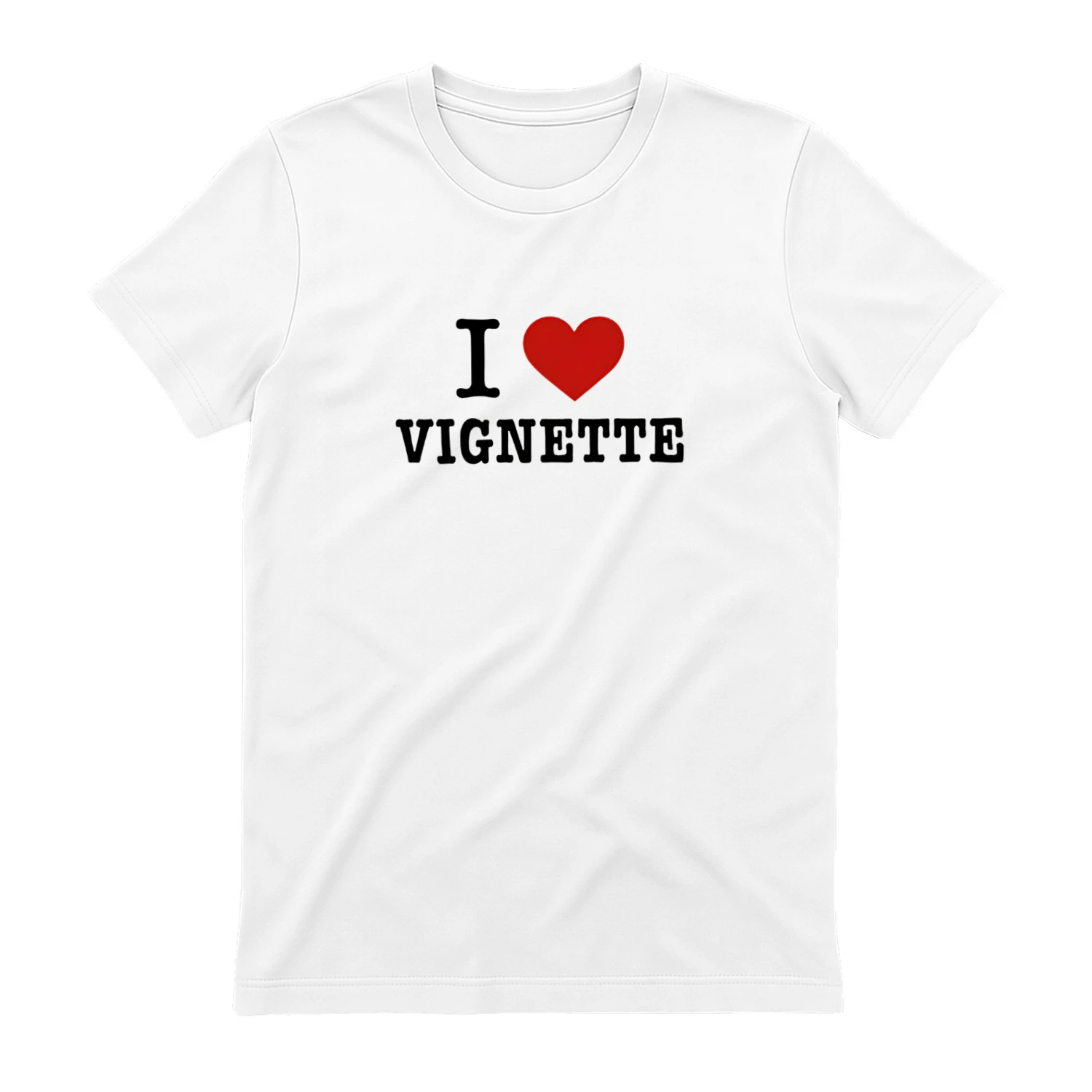 I Love Vignette Heart Shirt