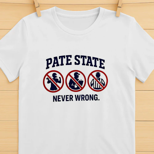 Pate State Never Wrong shirt