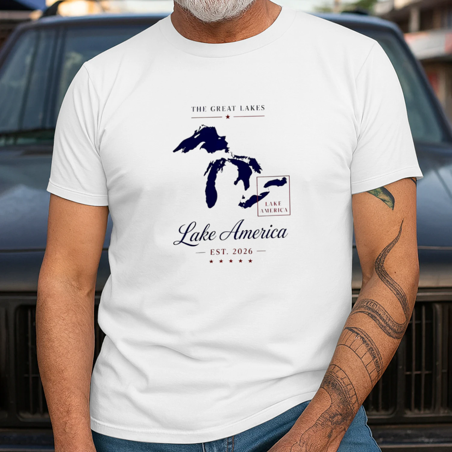 Lake America Great Lakes USA Shirt