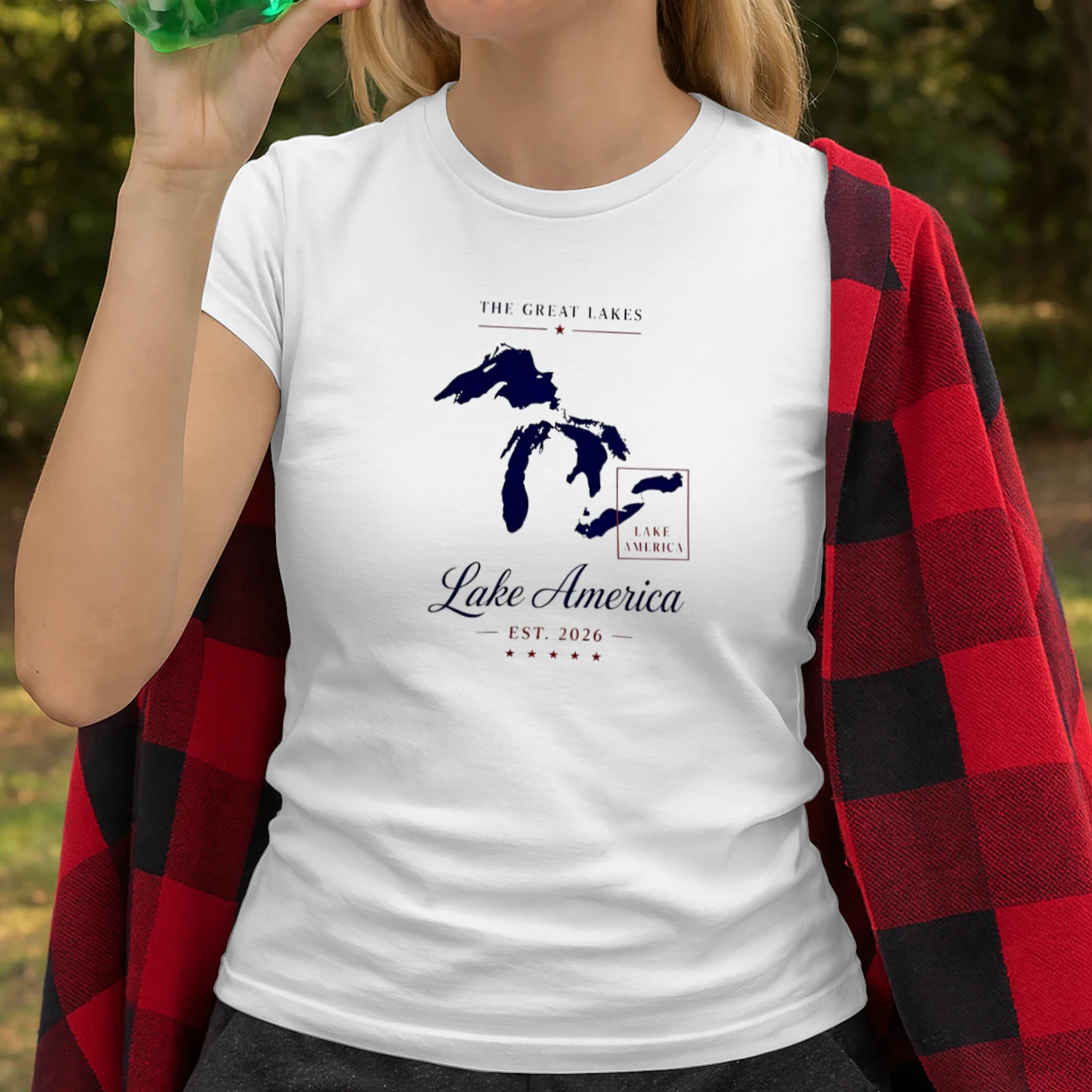 Lake America Great Lakes USA Shirt