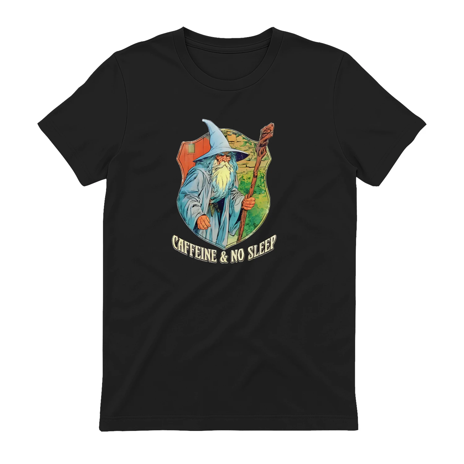Wizard Caffeine and No Sleep Shirt