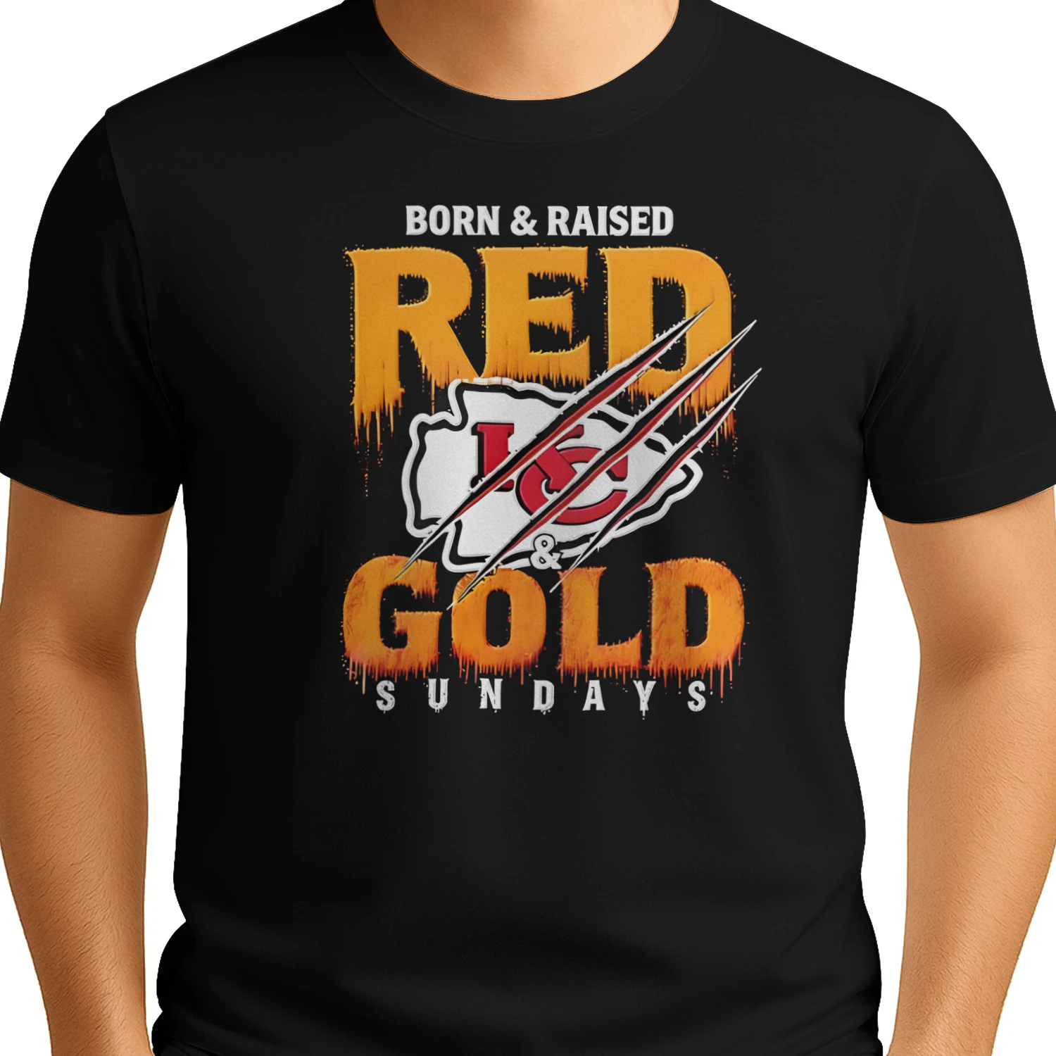 Born and Raised Red Pewter Sundays Shirt