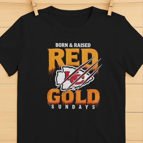 Born and Raised Red Pewter Sundays Shirt