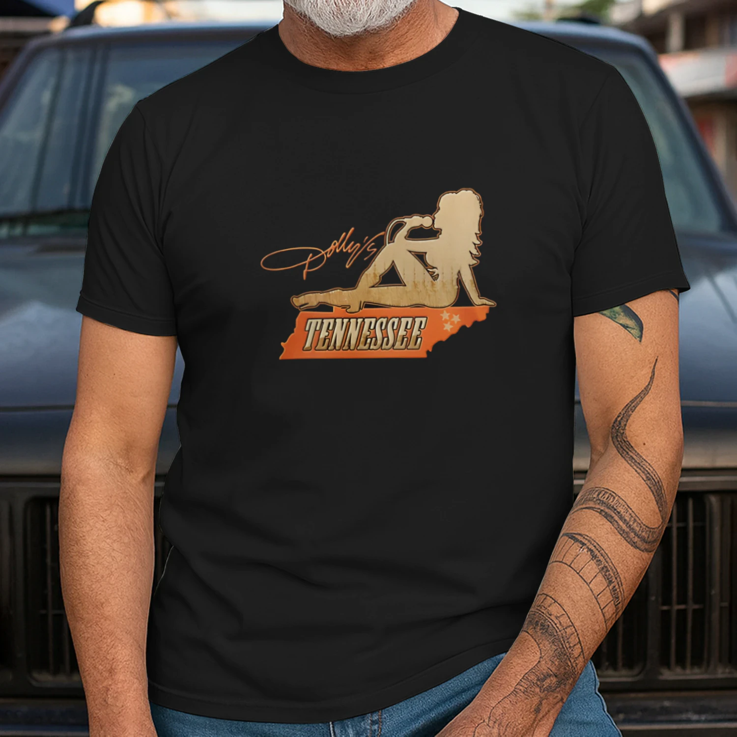 Tennessee Vintage Microphone Silhouette Shirt