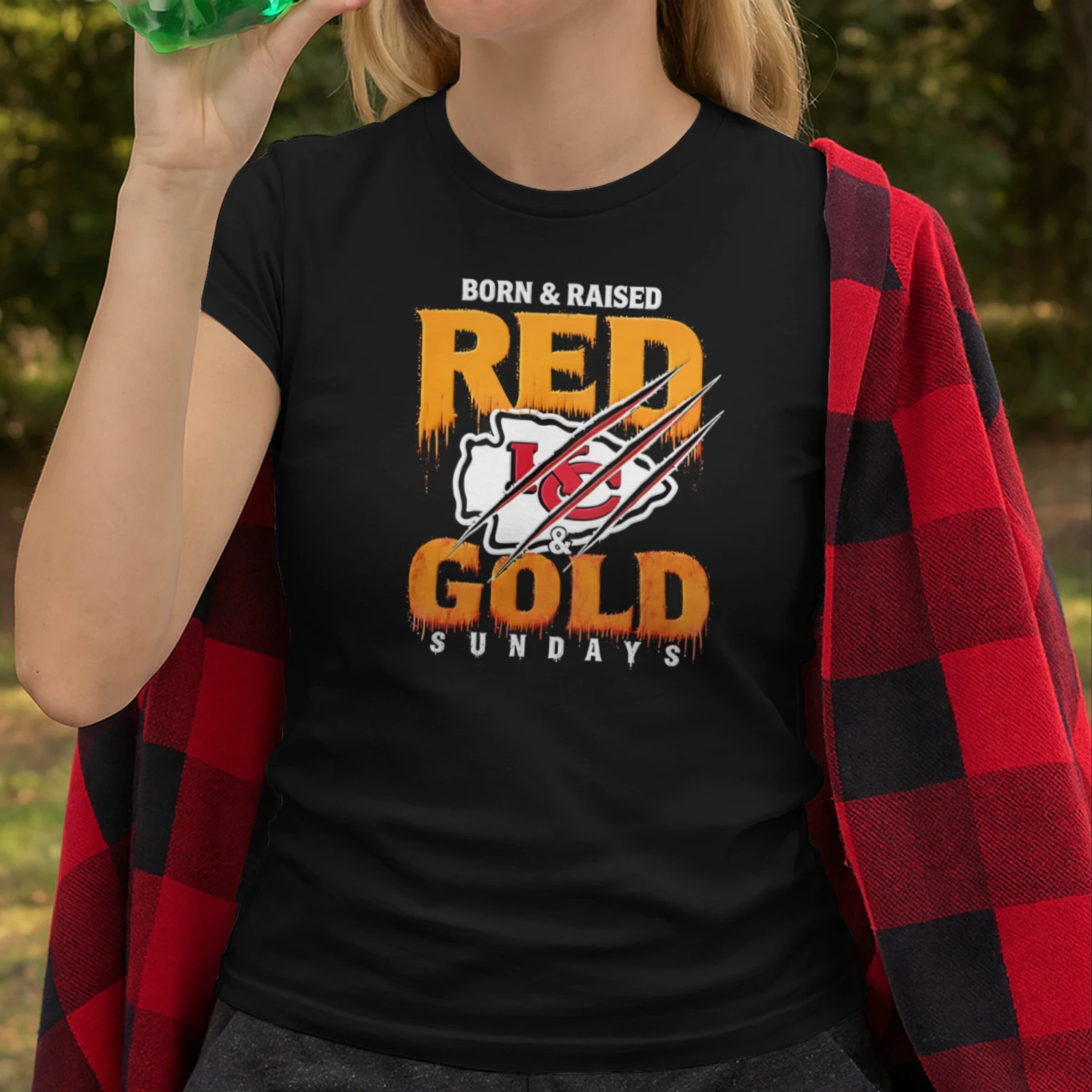 Born and Raised Red Pewter Sundays Shirt