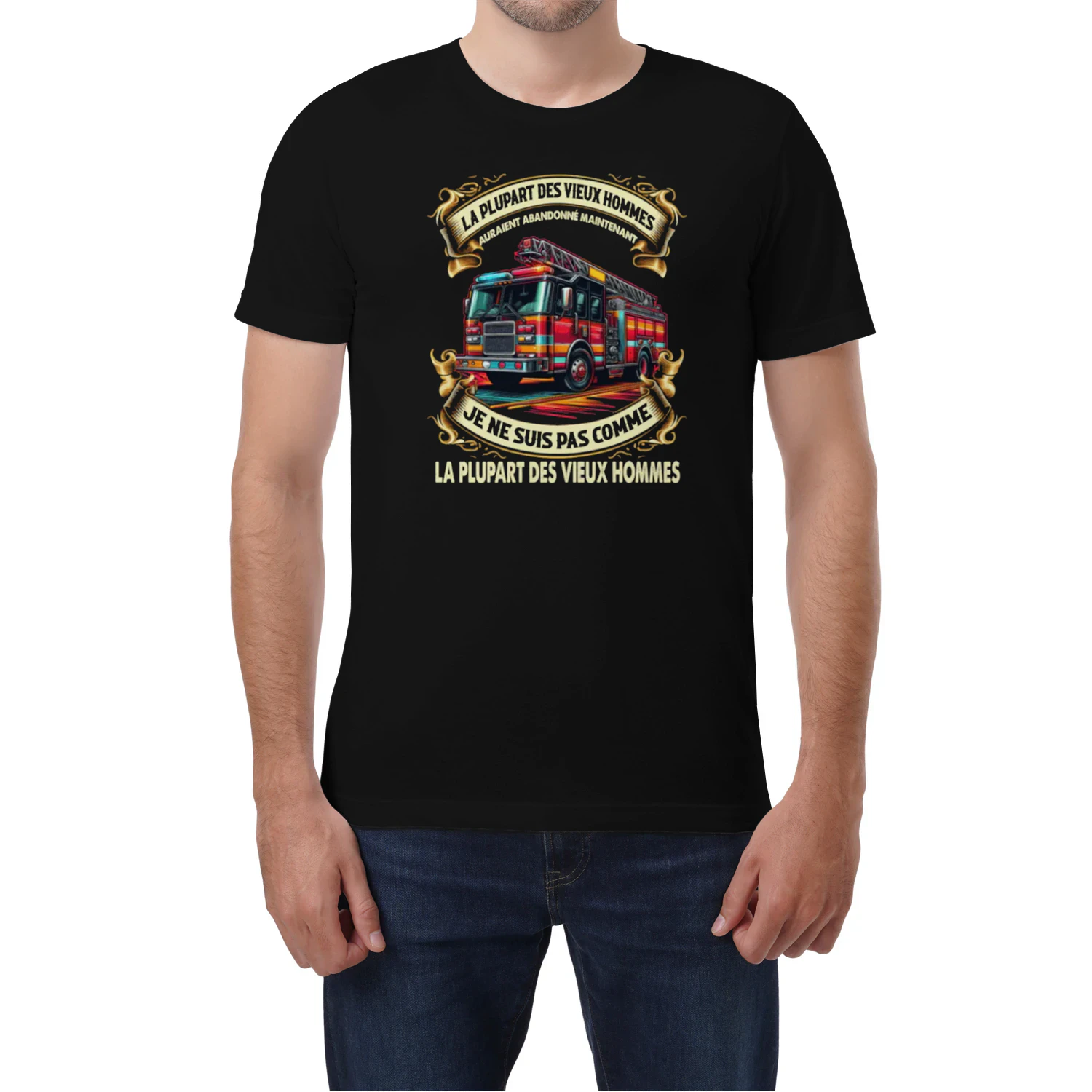 Firefighter most old men fra