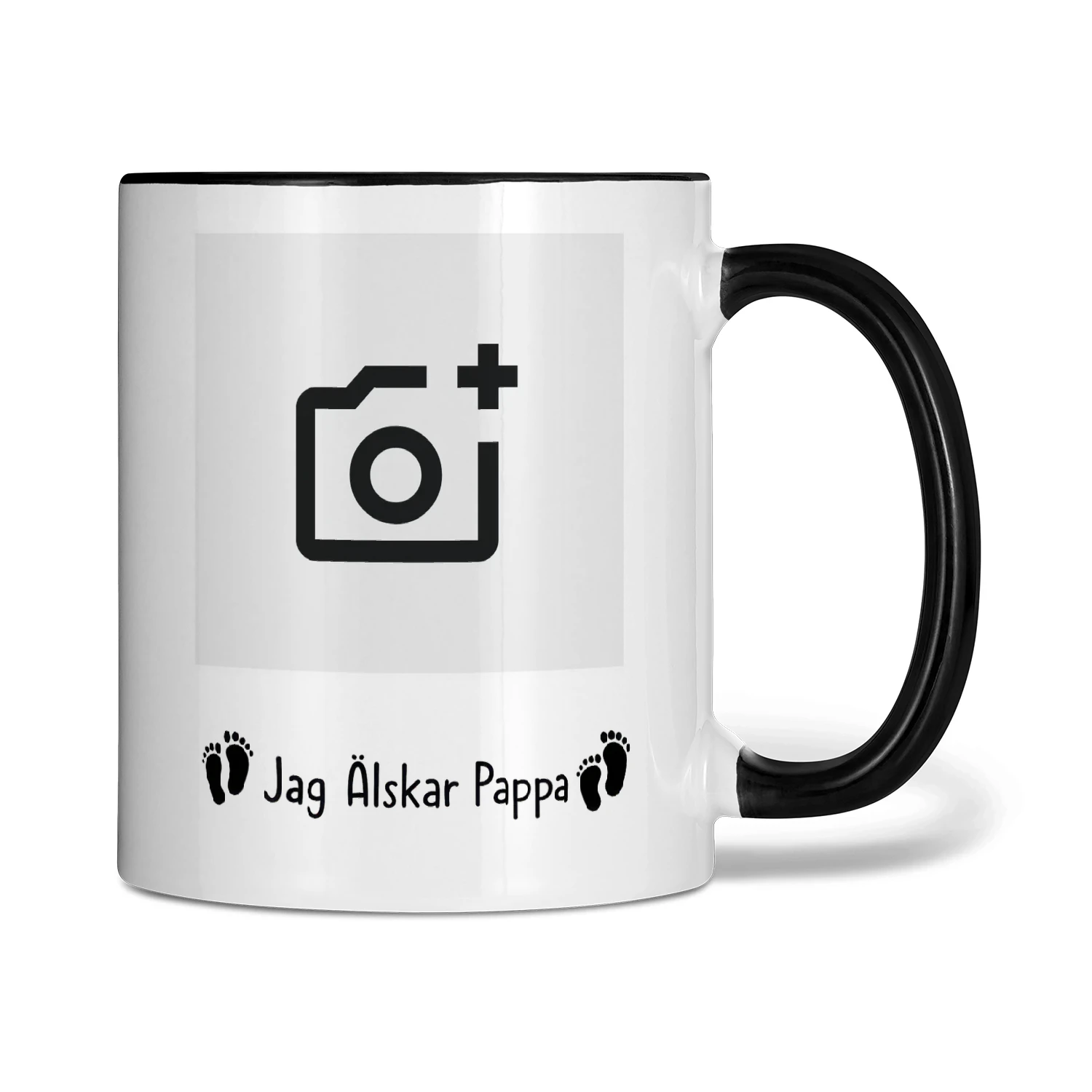 Personlig Mugg Till Blivande Pappa | Första Fars Dag Present | KaffeMugg Med Ultraljudsbild Av Bebis