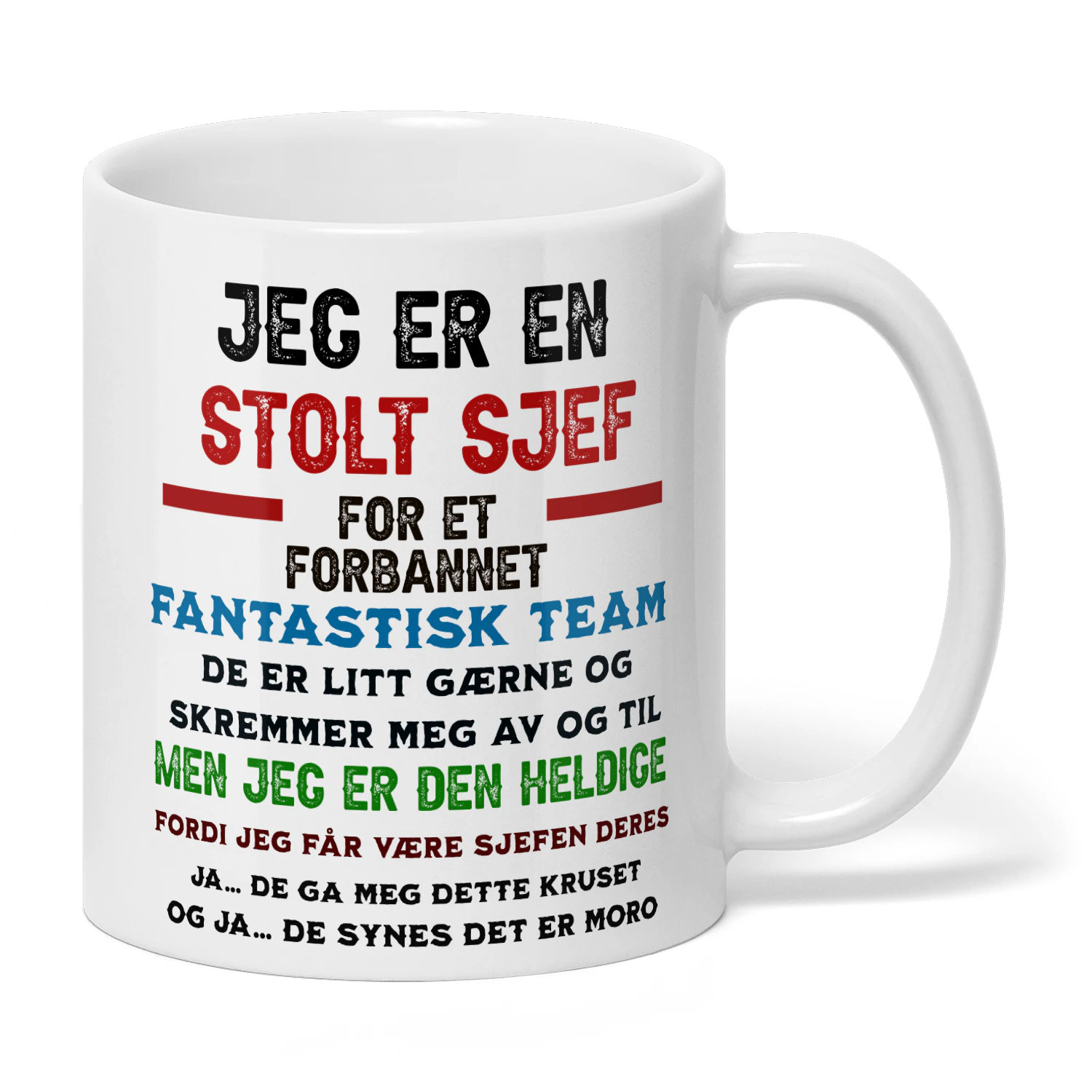 stolt sjef