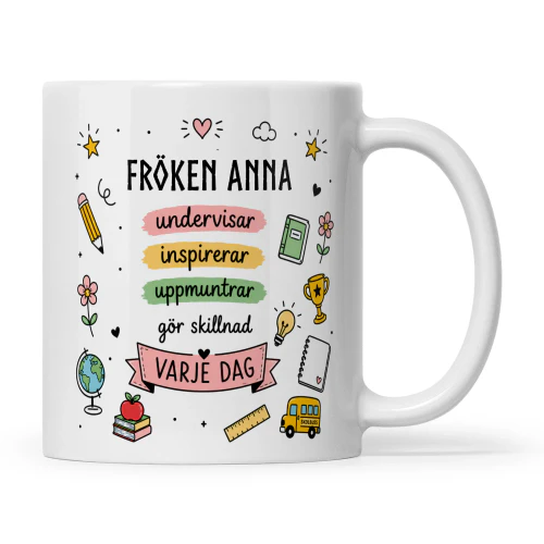 Personlig present till lärare