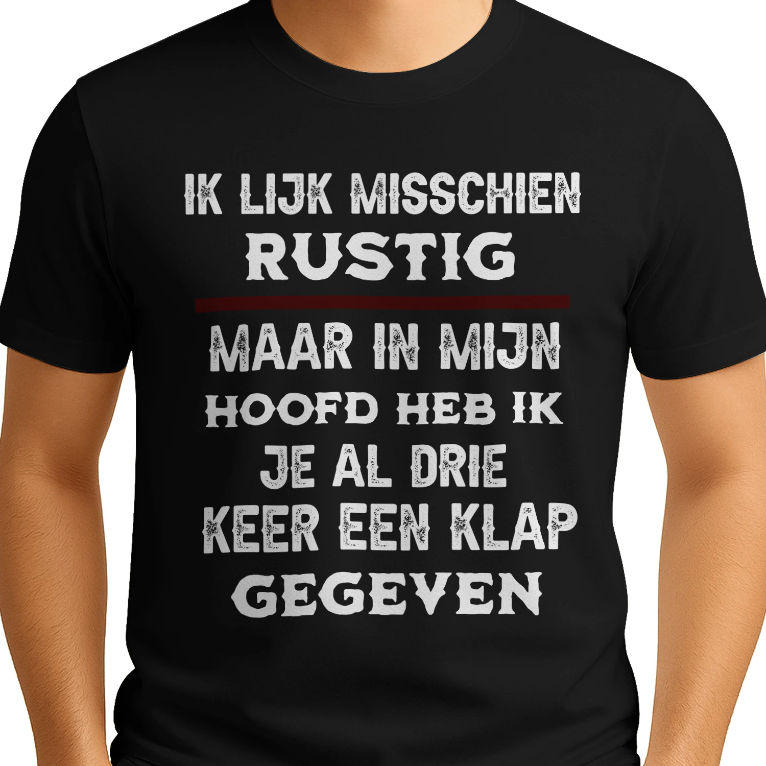 IK LIJK MISSCHIEN RUSTIG