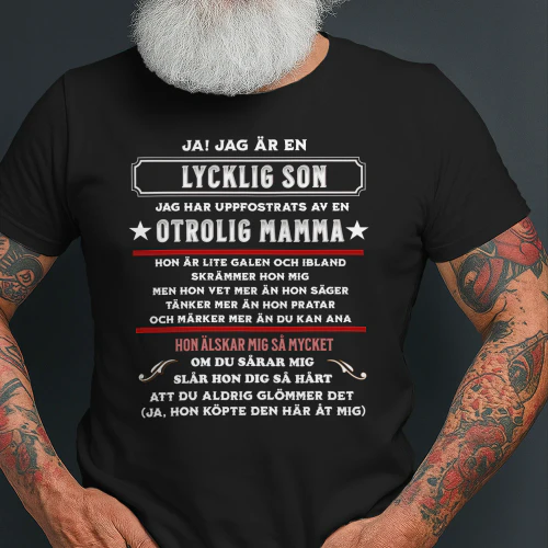 JA! JAG ÄR EN LYCKLIG SON