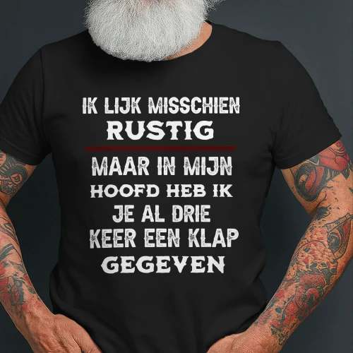 IK LIJK MISSCHIEN RUSTIG