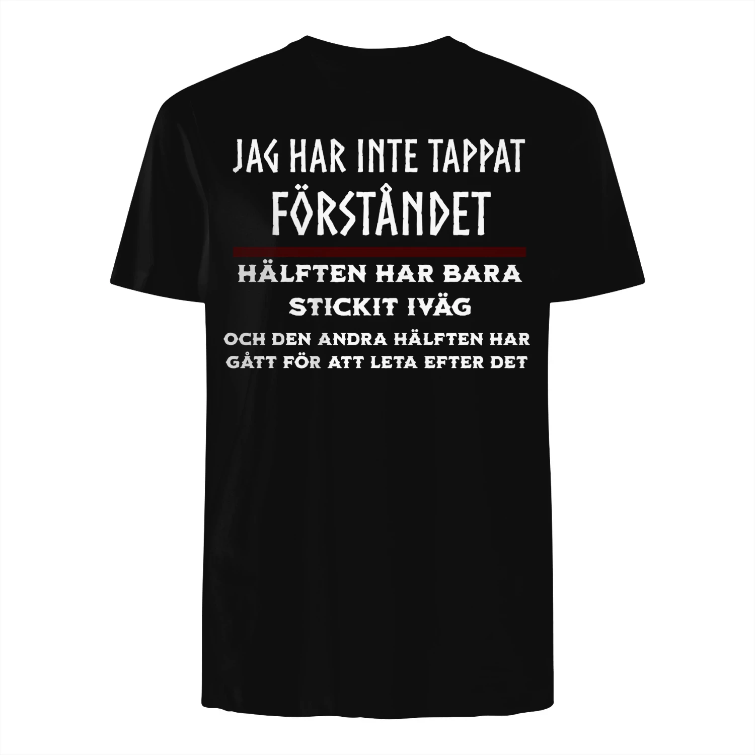 JAG HAR INTE TAPPAT FÖRSTÅNDET