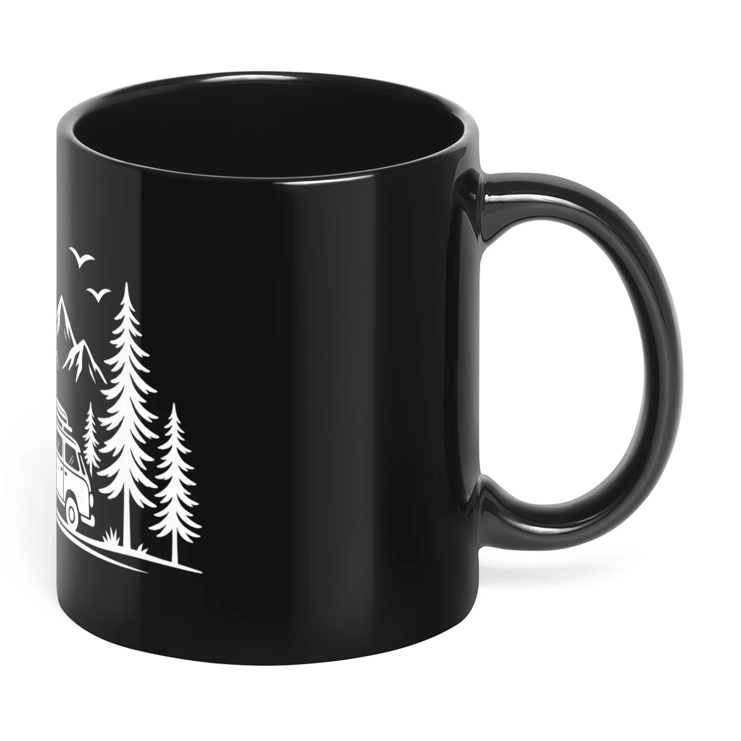 black mug
