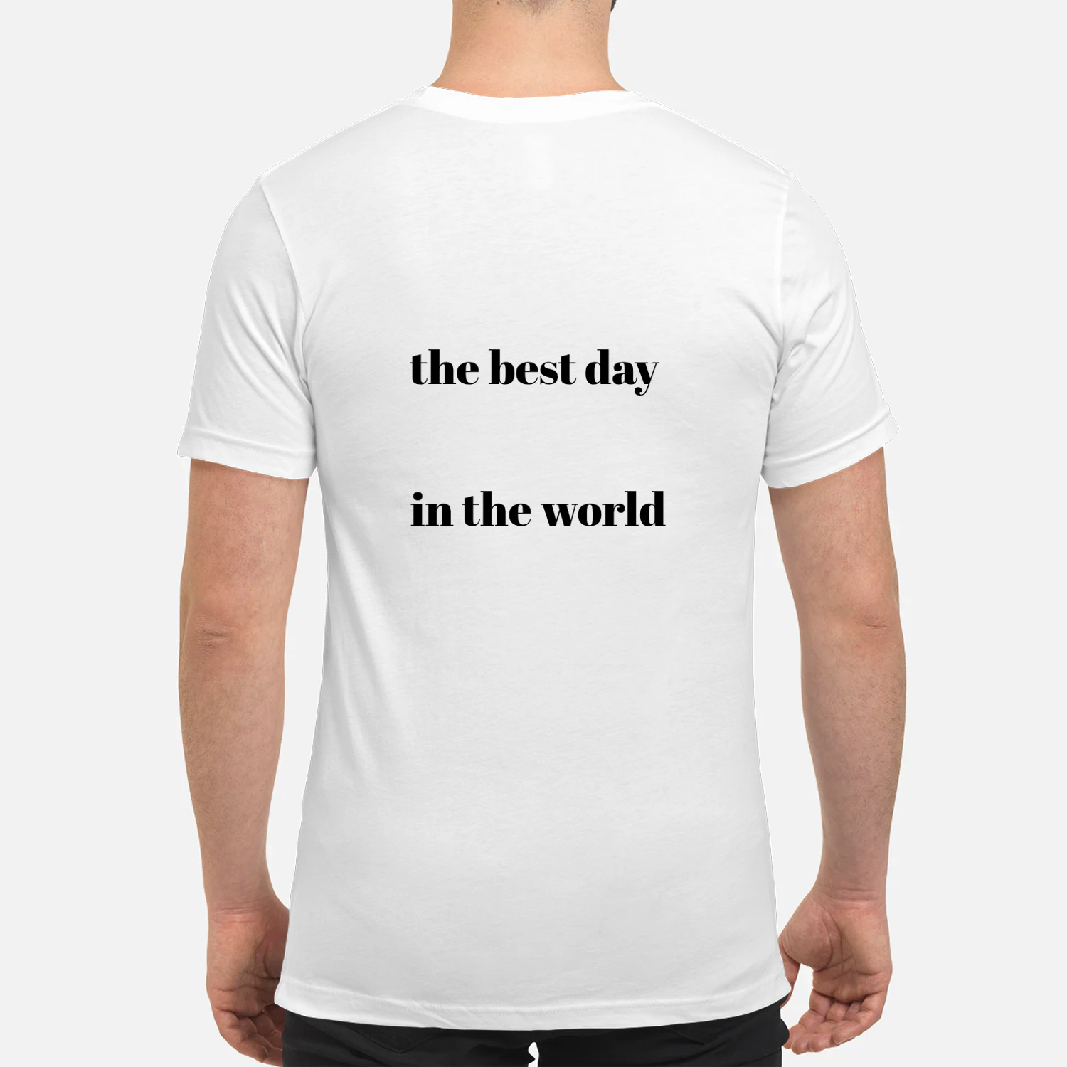 simple t-shirt for camping