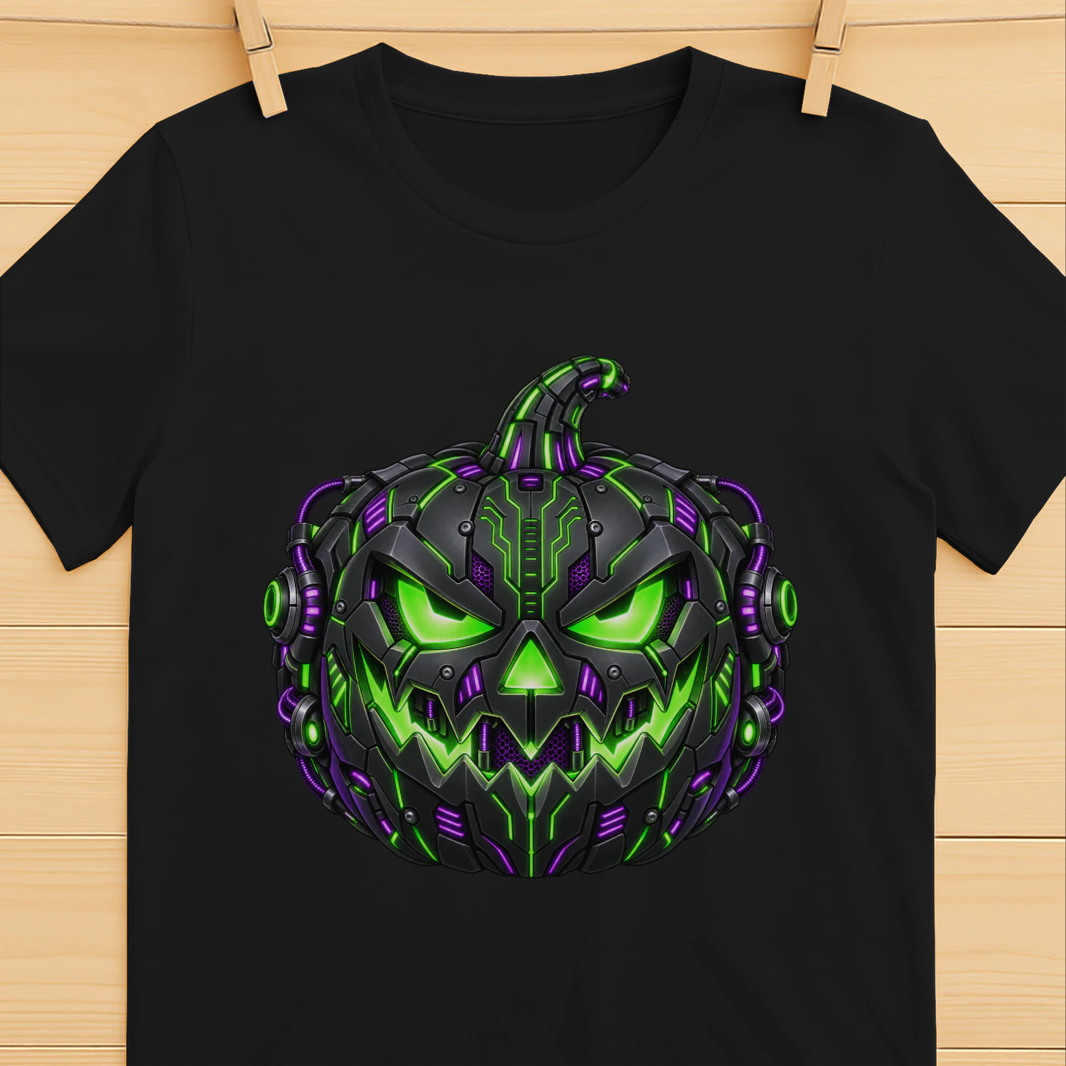 CYBER PUMPKIN OVERDRIVE – Unisex Premium T-Shirt