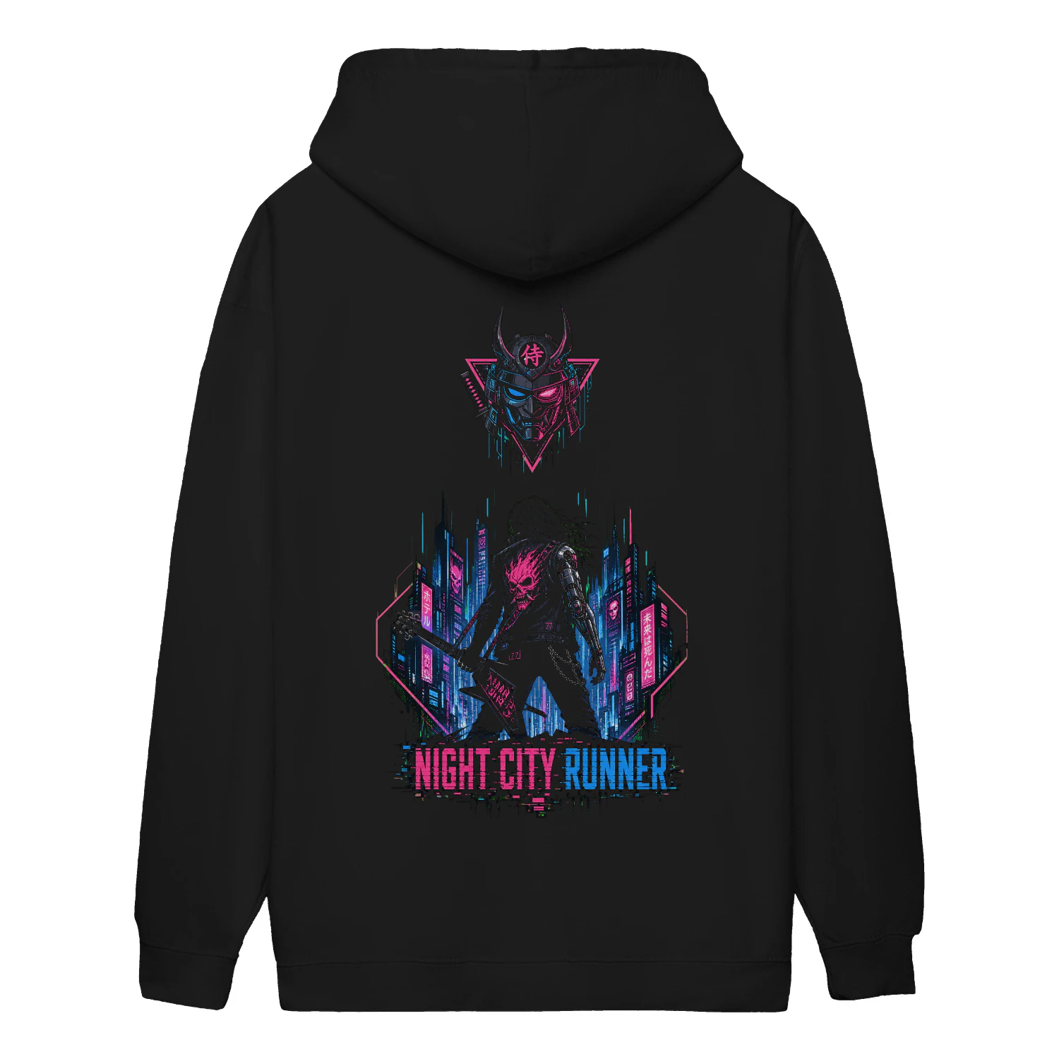 Neural System Hoodie – Cyberpunk Streetwear