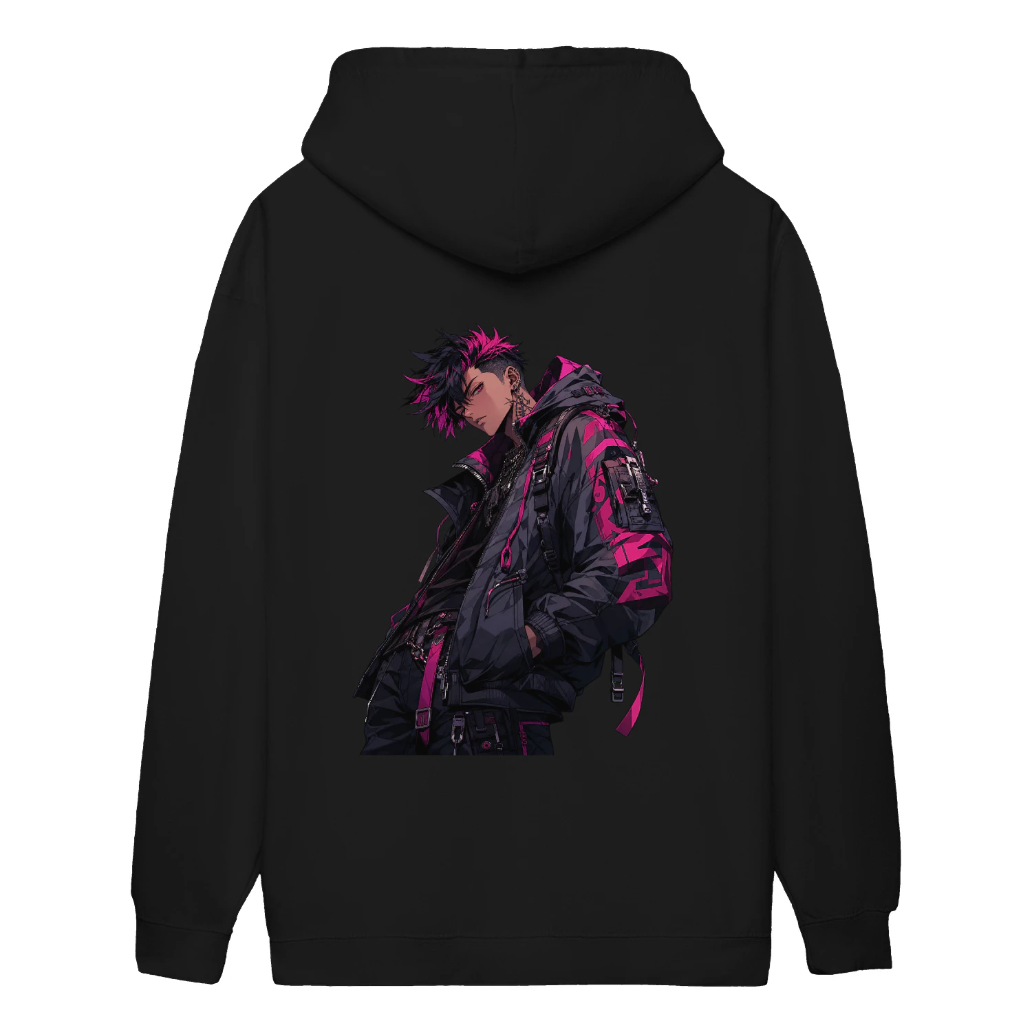 Neon Rebel Hoodie – Cyberpunk Streetwear