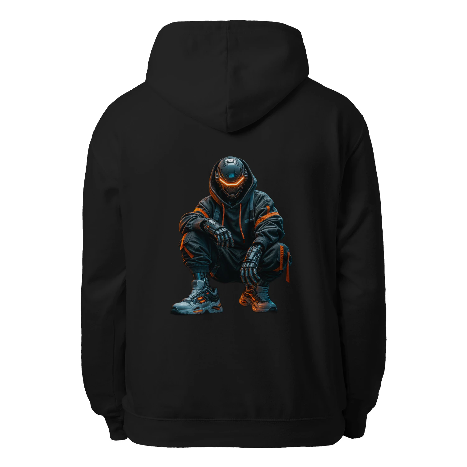 Neon Cyborg Hoodie – Cyberpunk Streetwear