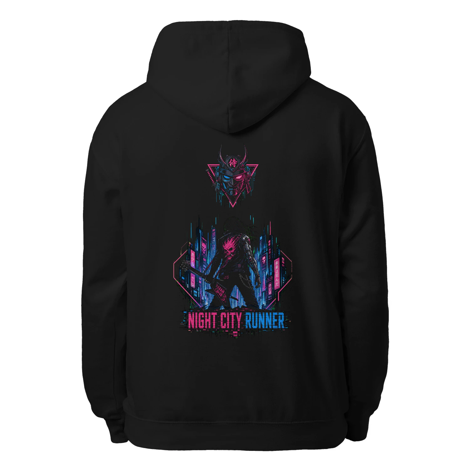 Neural System Hoodie – Cyberpunk Streetwear