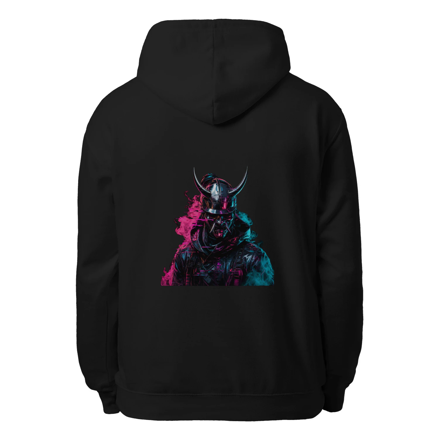 Glitch Oni Hoodie – Cyberpunk Streetwear