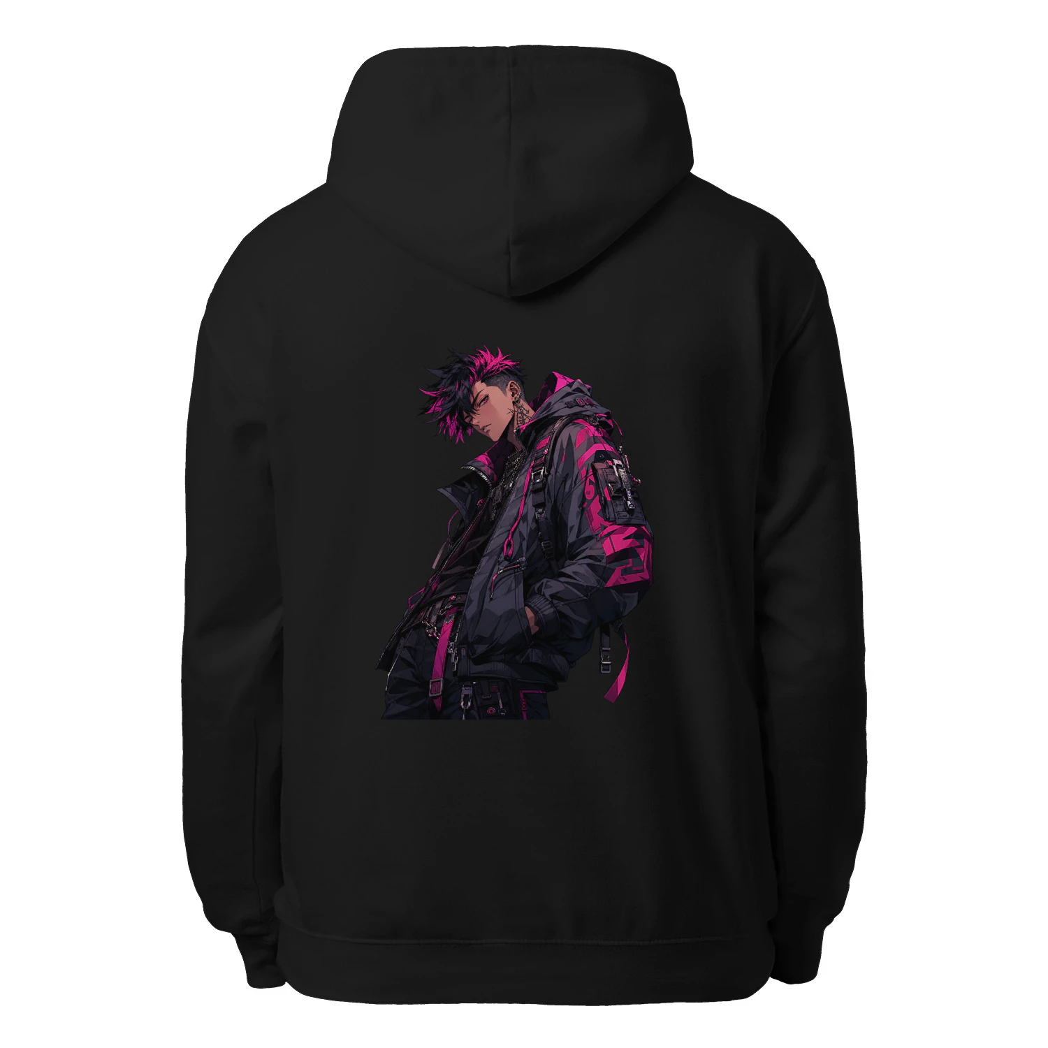 Neon Rebel Hoodie – Cyberpunk Streetwear