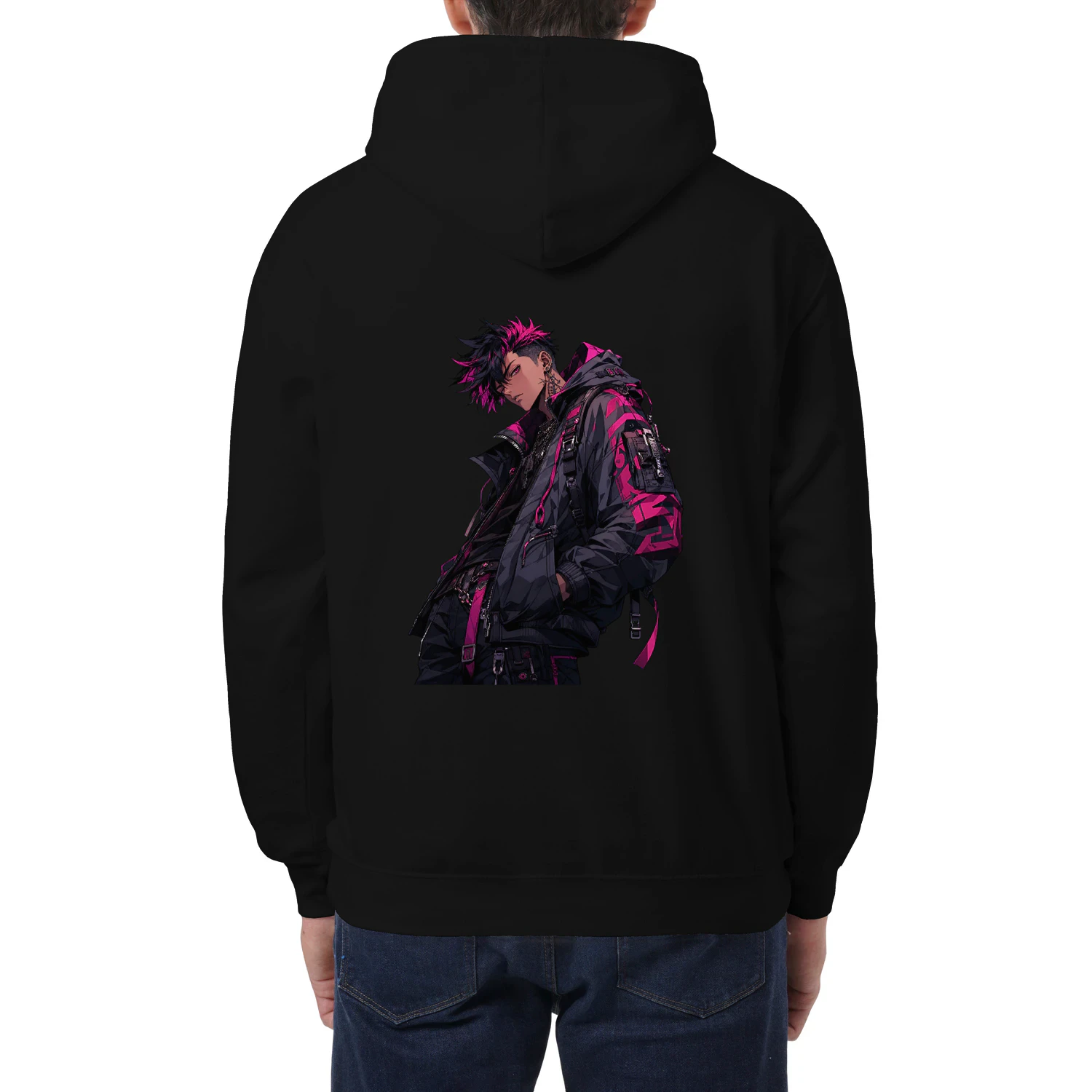 Neon Rebel Hoodie – Cyberpunk Streetwear
